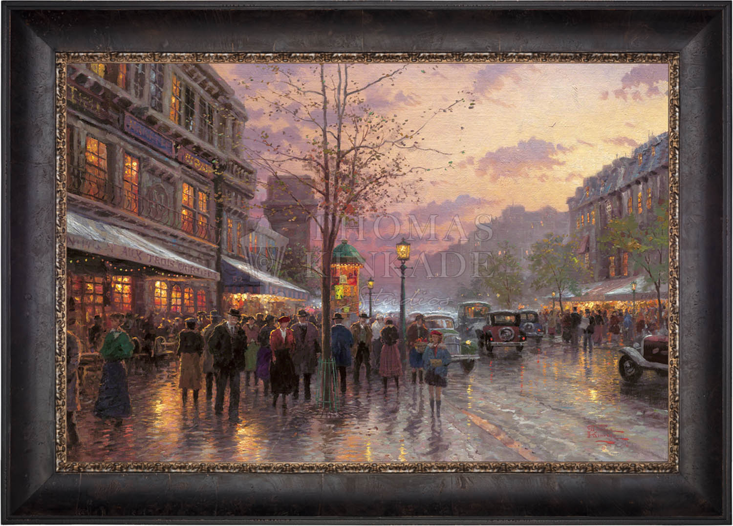 Boulevard Lights, Paris - Limited Edition Canvas - Image 5