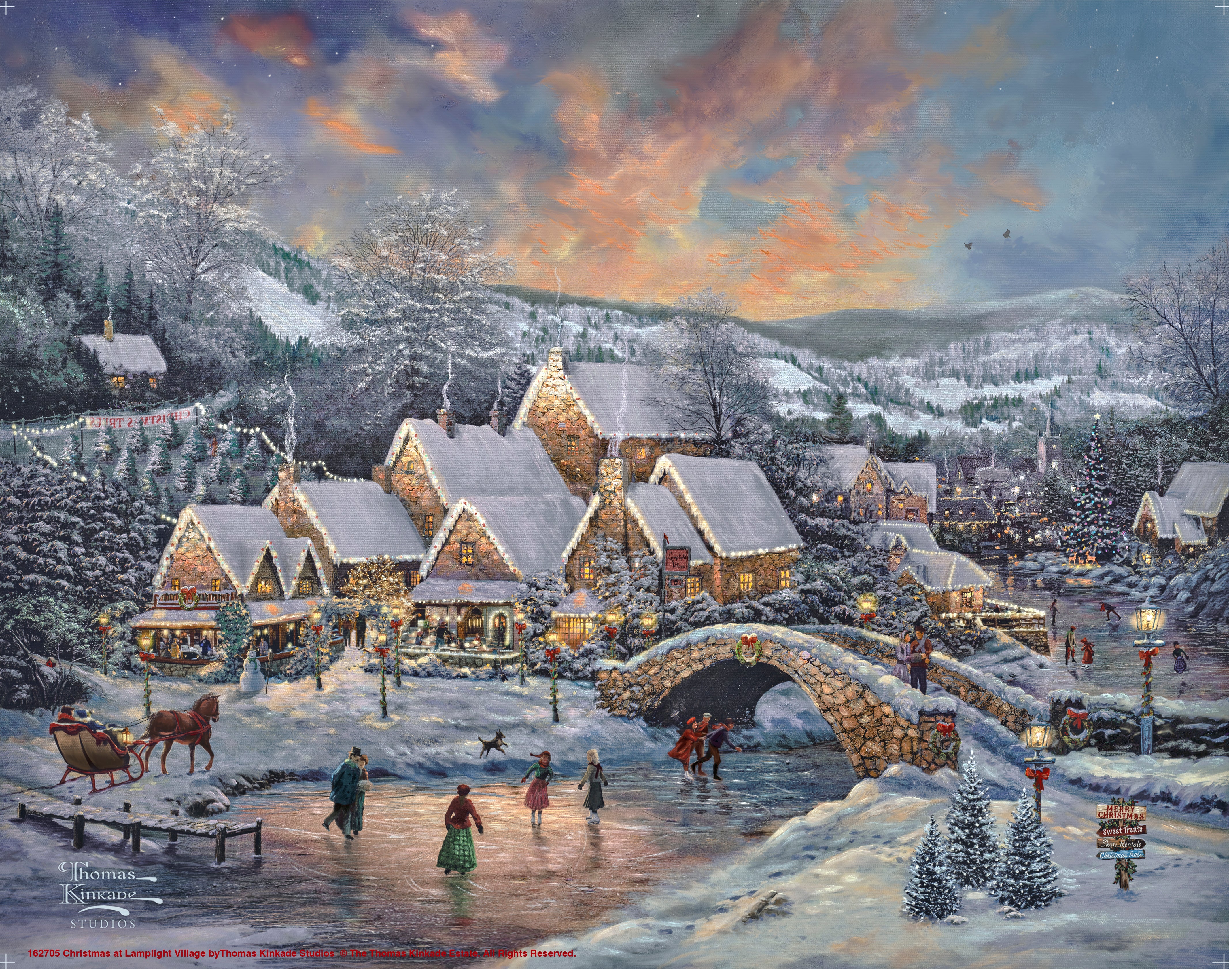 Christmas at Lamplight Village - Art Prints - Image 2