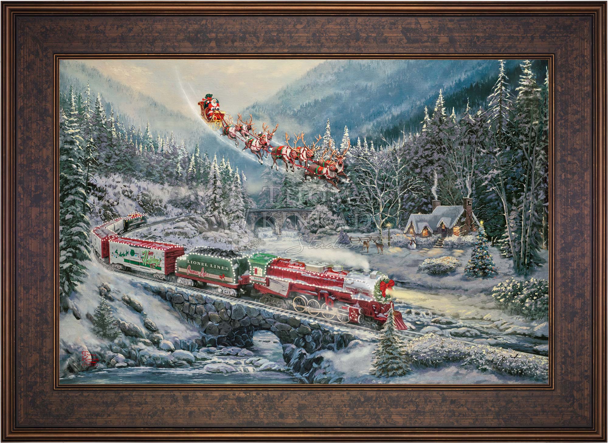 Christmas Light Express - Limited Edition Canvas - Image 13
