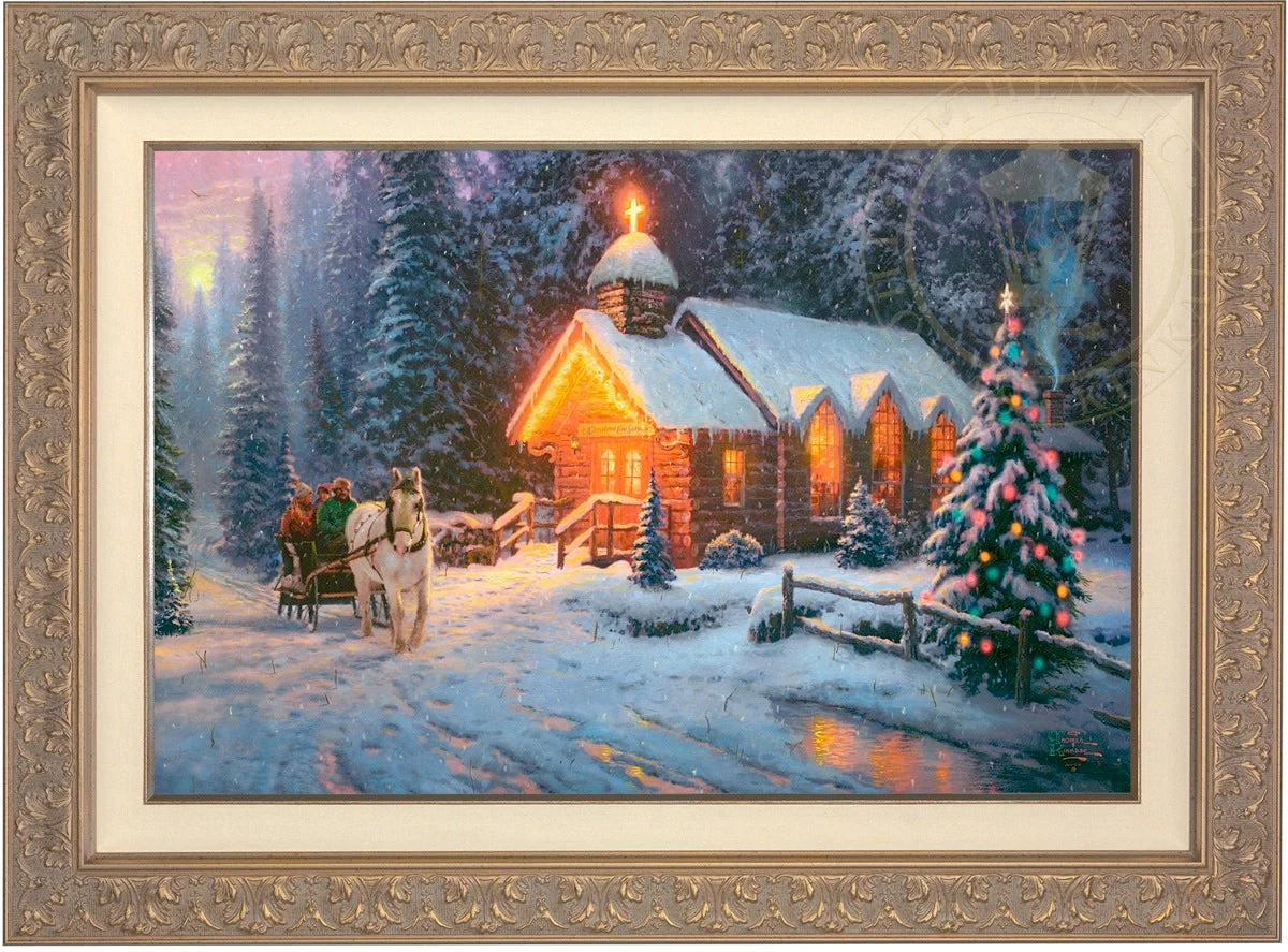 Christmas Chapel I - Limited Edition Canvas - Image 7