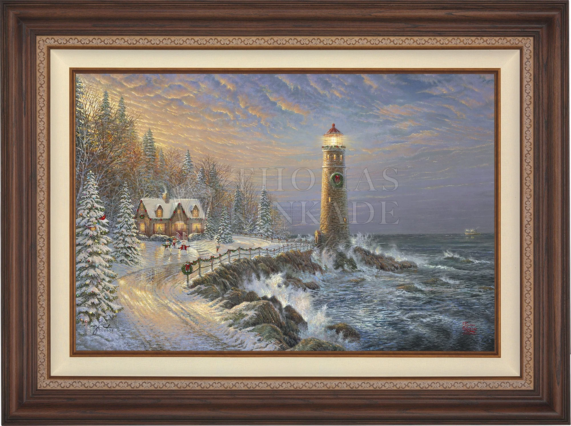 Christmas Lighthouse - Limited Edition Canvas - Image 10