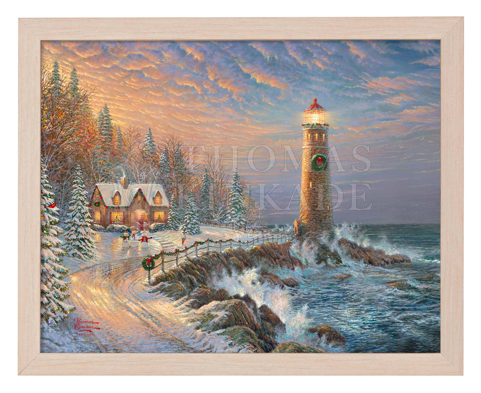 Christmas Lighthouse - Art Prints - Image 3