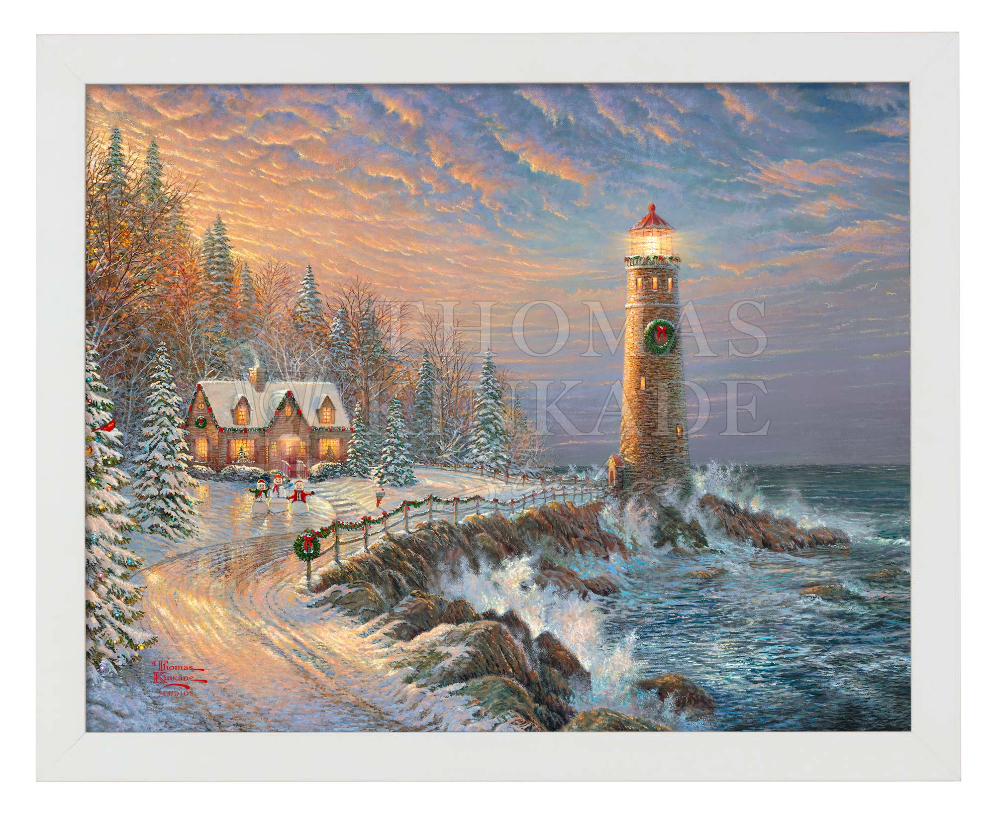 Christmas Lighthouse - Art Prints - Image 4