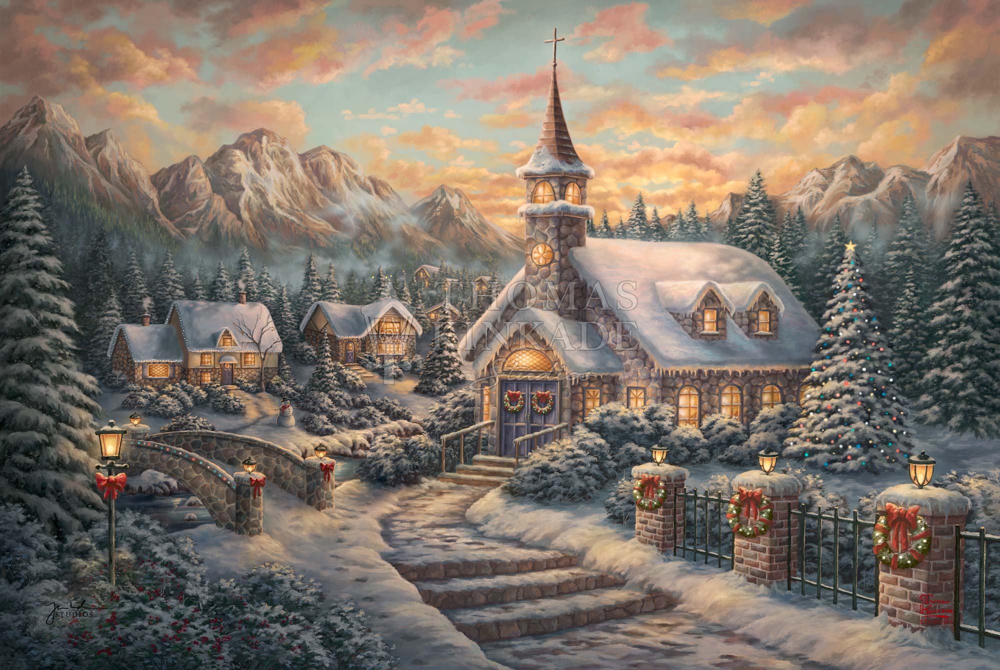Christmas Service - Limited Edition Canvas - Image 2
