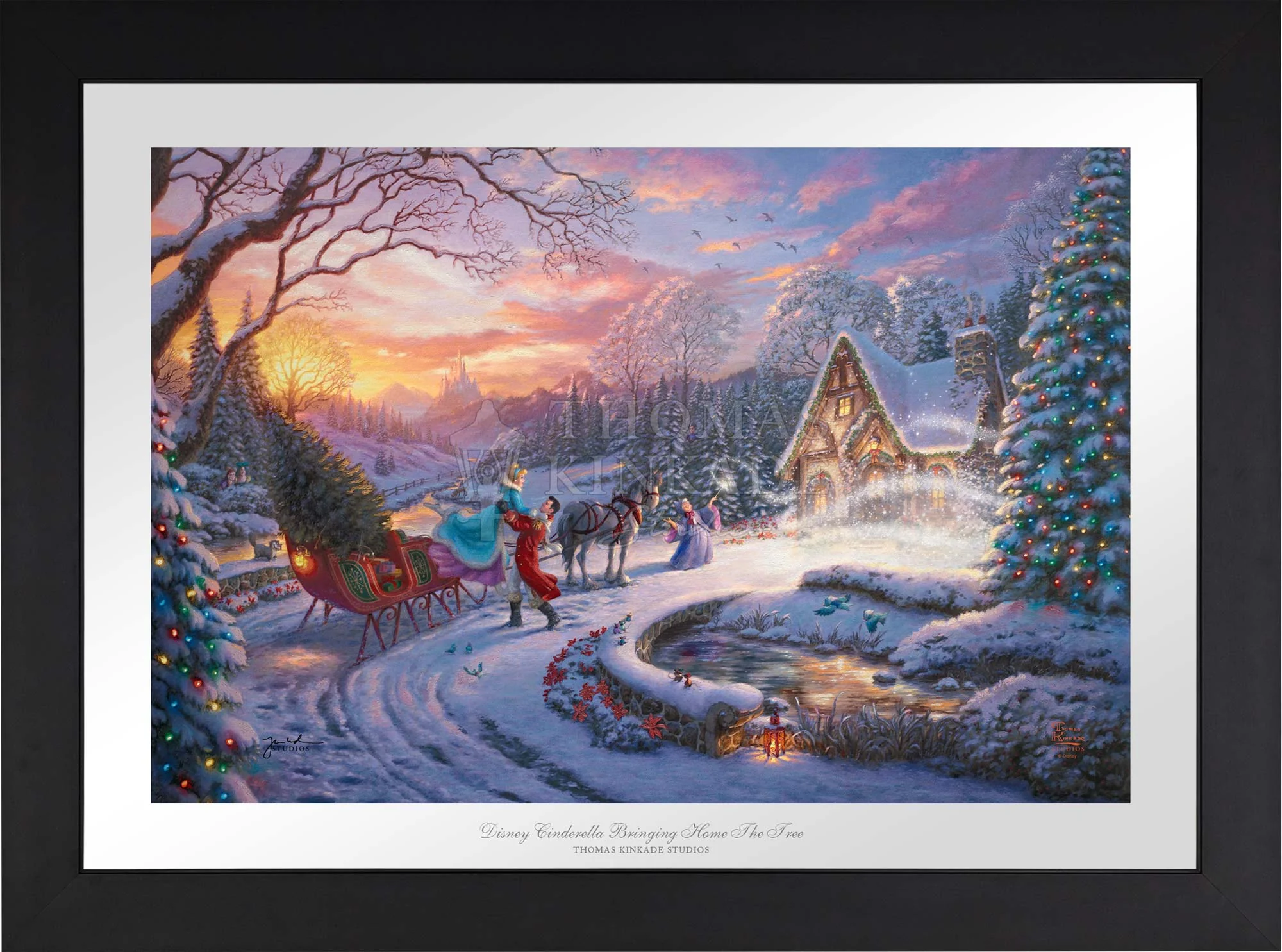 Disney Cinderella Bringing Home the Tree - Limited Edition Paper - Image 5