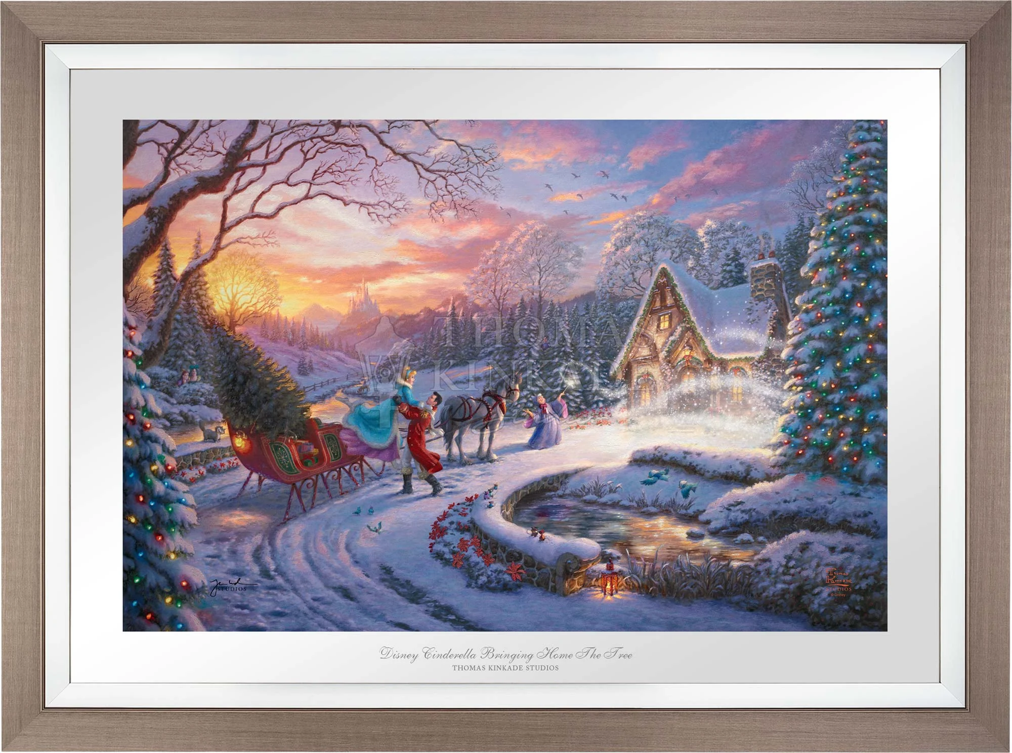 Disney Cinderella Bringing Home the Tree - Limited Edition Paper - Image 6