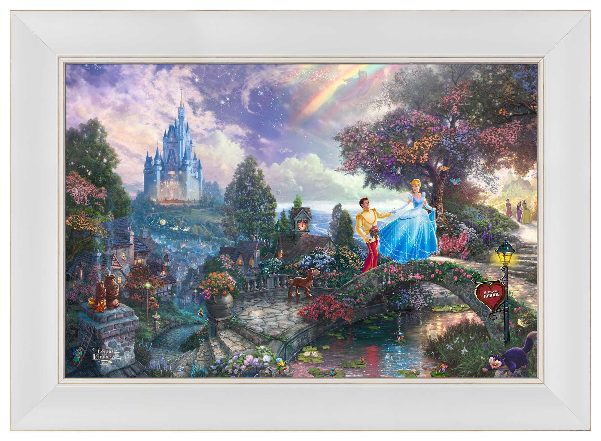 Disney Cinderella Wishes Upon A Dream - Personalized Framed Canvas - Image 5