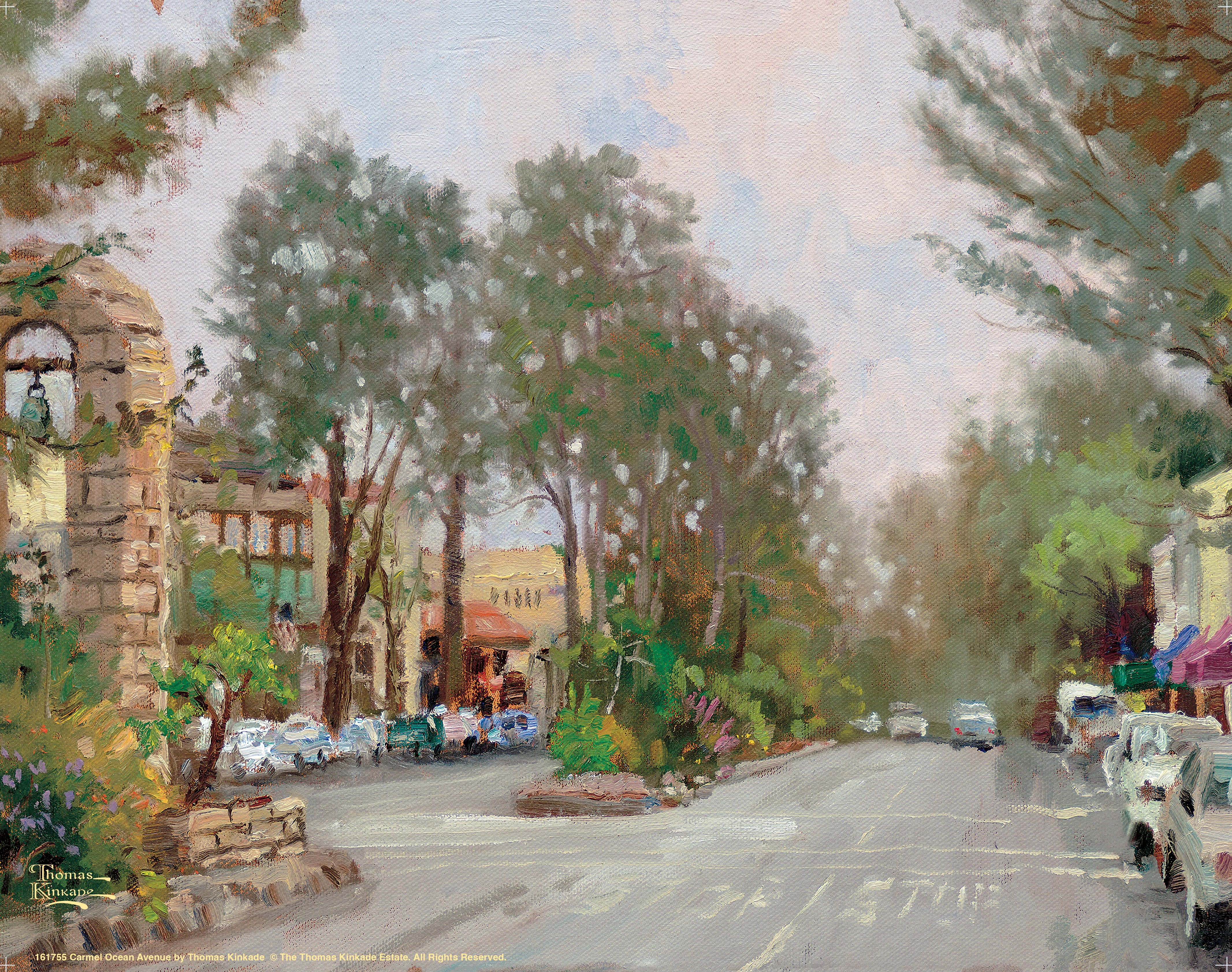Carmel, Ocean Avenue on a Rainy Afternoon - Art Prints - Image 6