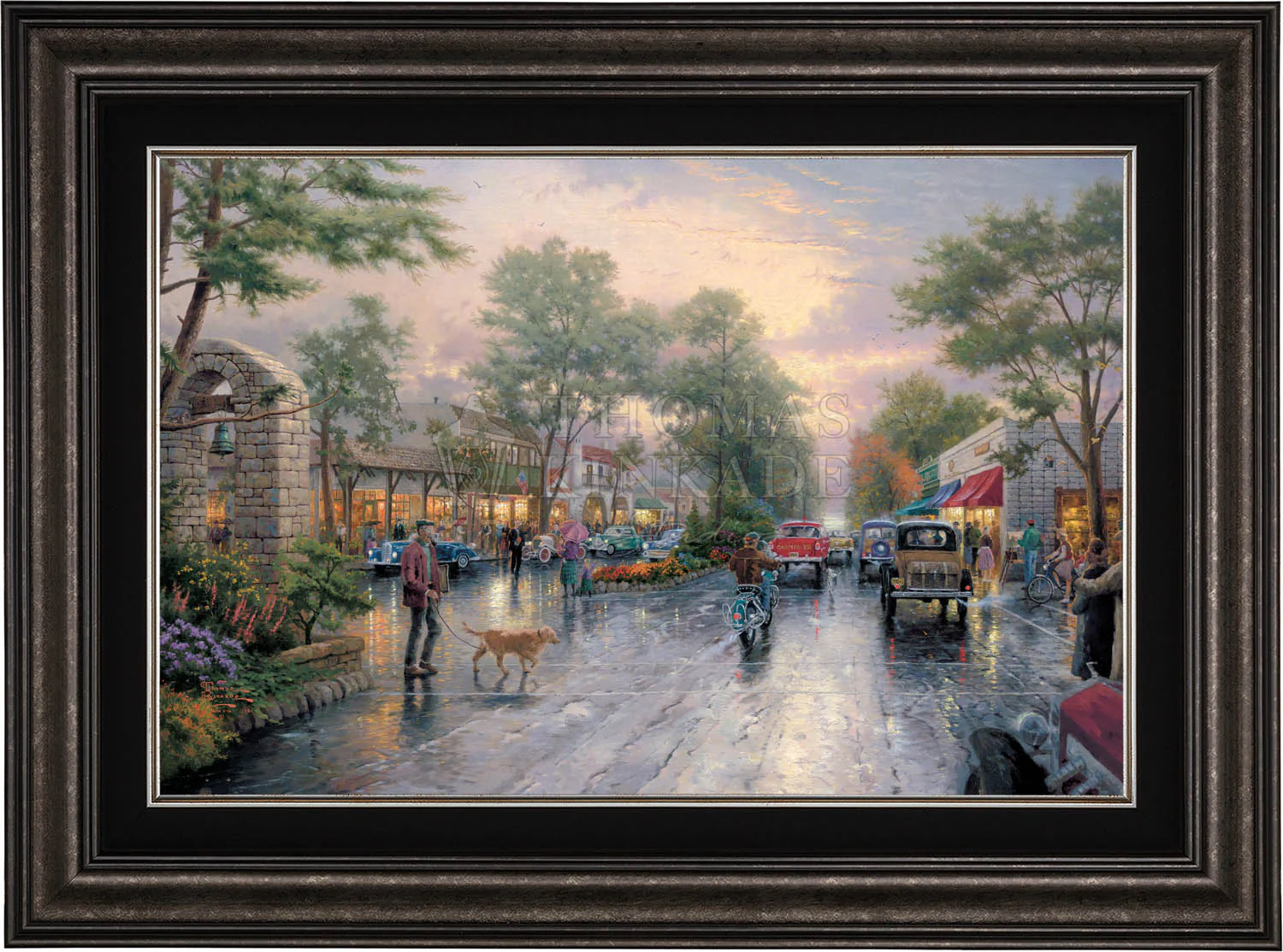 Carmel, Sunset on Ocean Avenue - Limited Edition Canvas - Image 9