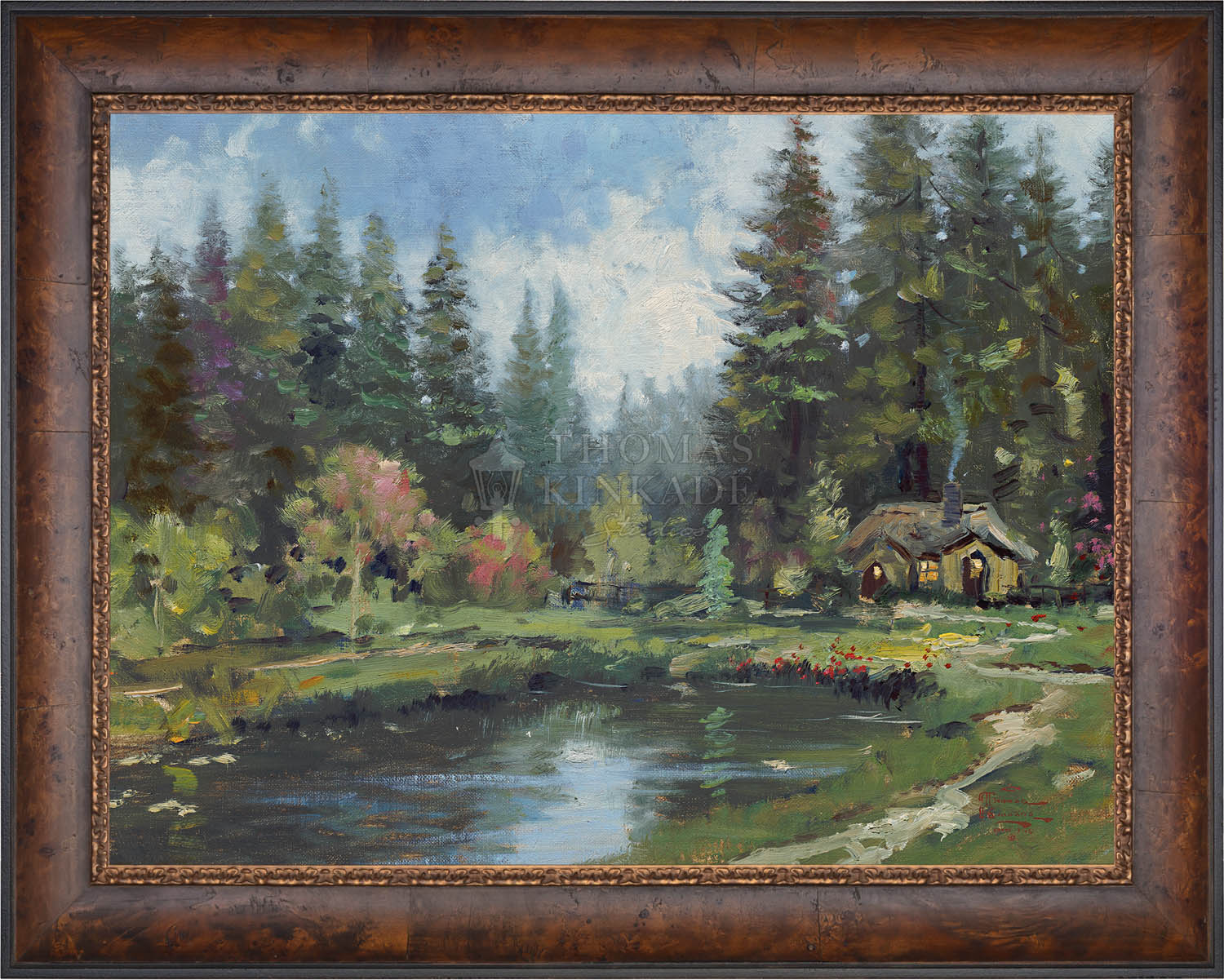 Cottage in the Pines - Limited Edition Canvas - Image 6