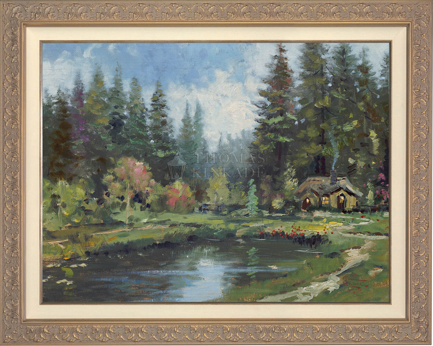 Cottage in the Pines - Limited Edition Canvas - Image 7