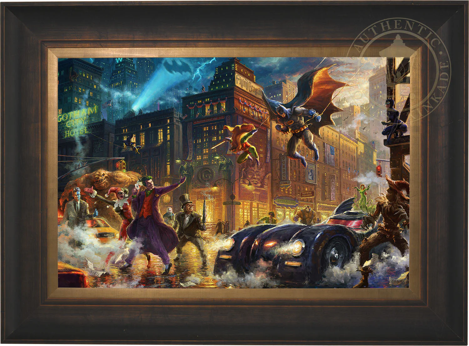 The Dark Knight™ Saves Gotham City™ - Limited Edition Canvas - Image 10