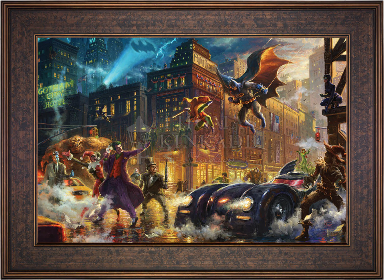 The Dark Knight™ Saves Gotham City™ - Limited Edition Canvas - Image 11
