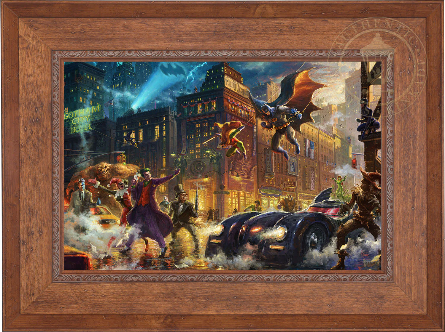 The Dark Knight™ Saves Gotham City™ - Limited Edition Canvas - Image 15