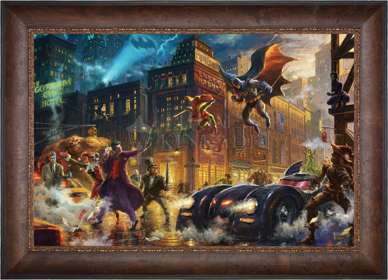 The Dark Knight™ Saves Gotham City™ - Limited Edition Canvas - Image 6