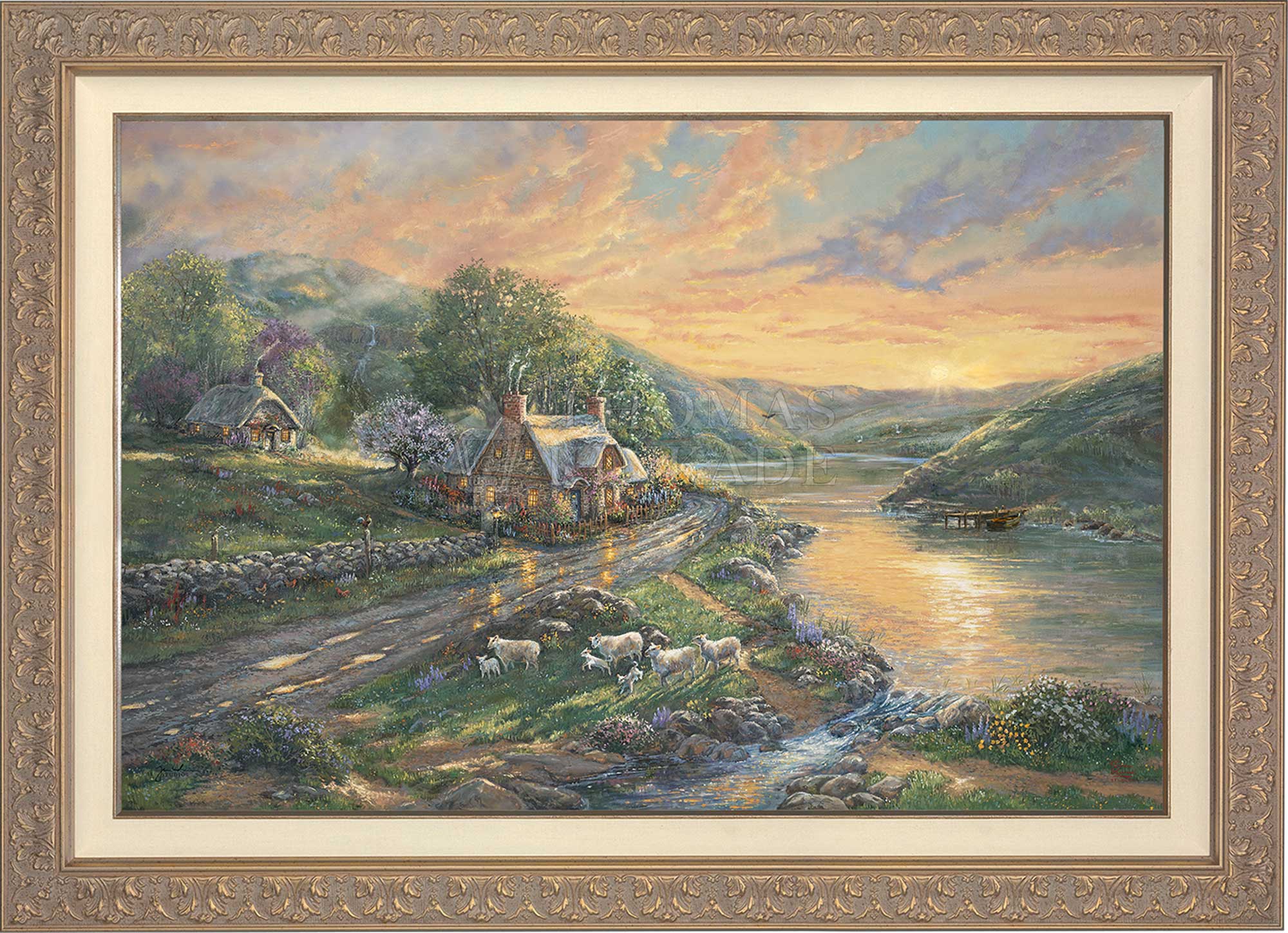 Daybreak at Emerald Valley - Limited Edition Canvas - Image 7