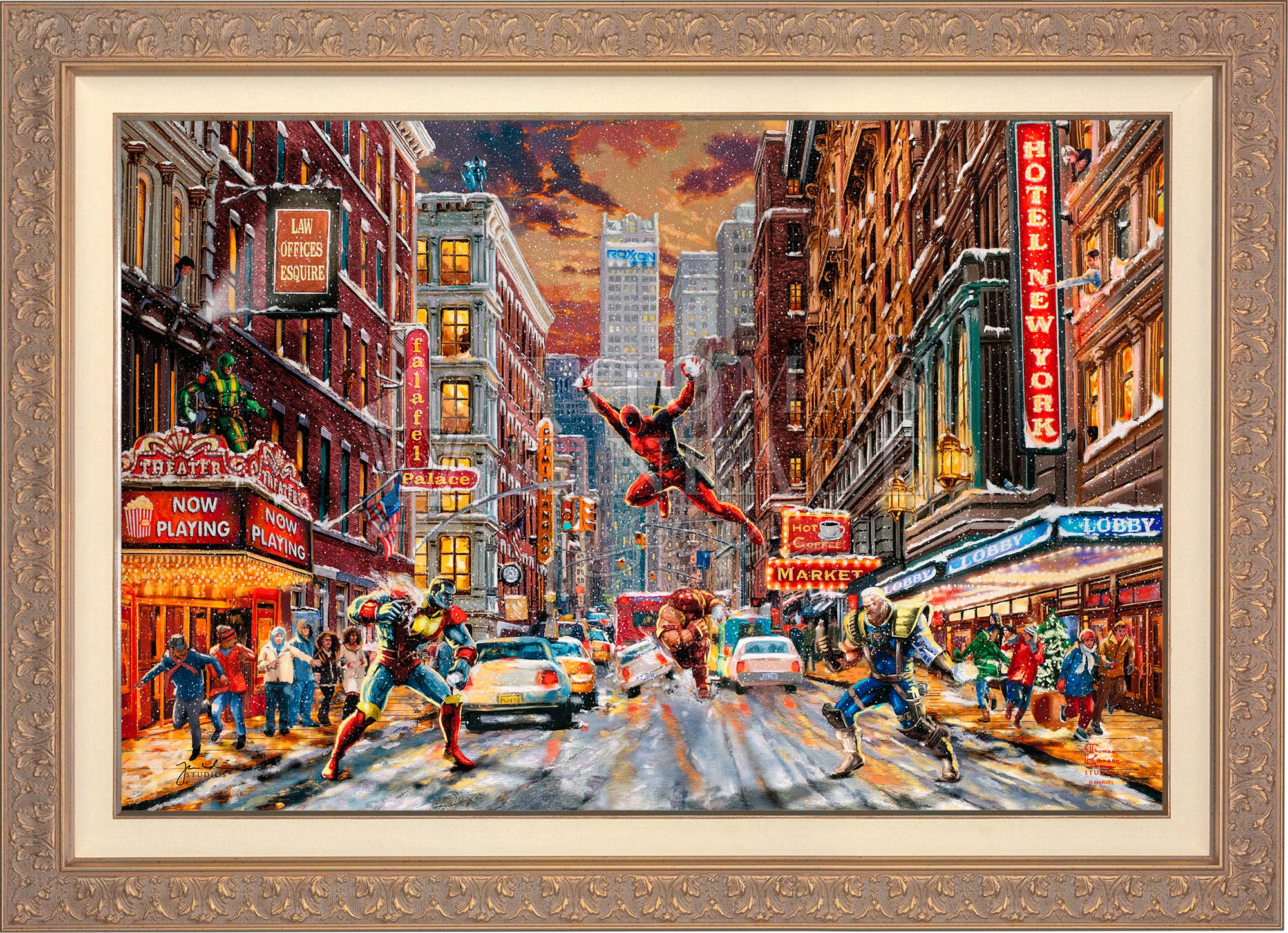 Deadpool - Snow Day - Limited Edition Canvas - Image 7