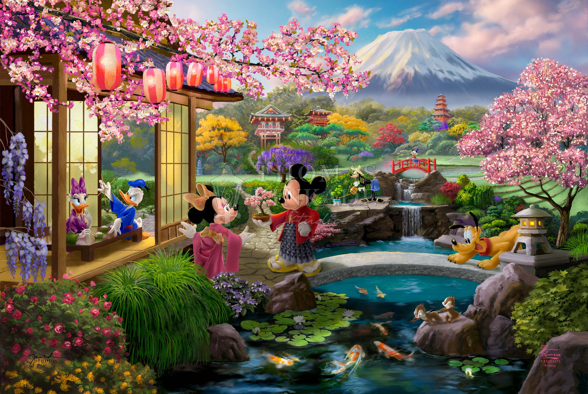 Disney Mickey and Minnie in Japan - Jewel Edition Art - Image 20