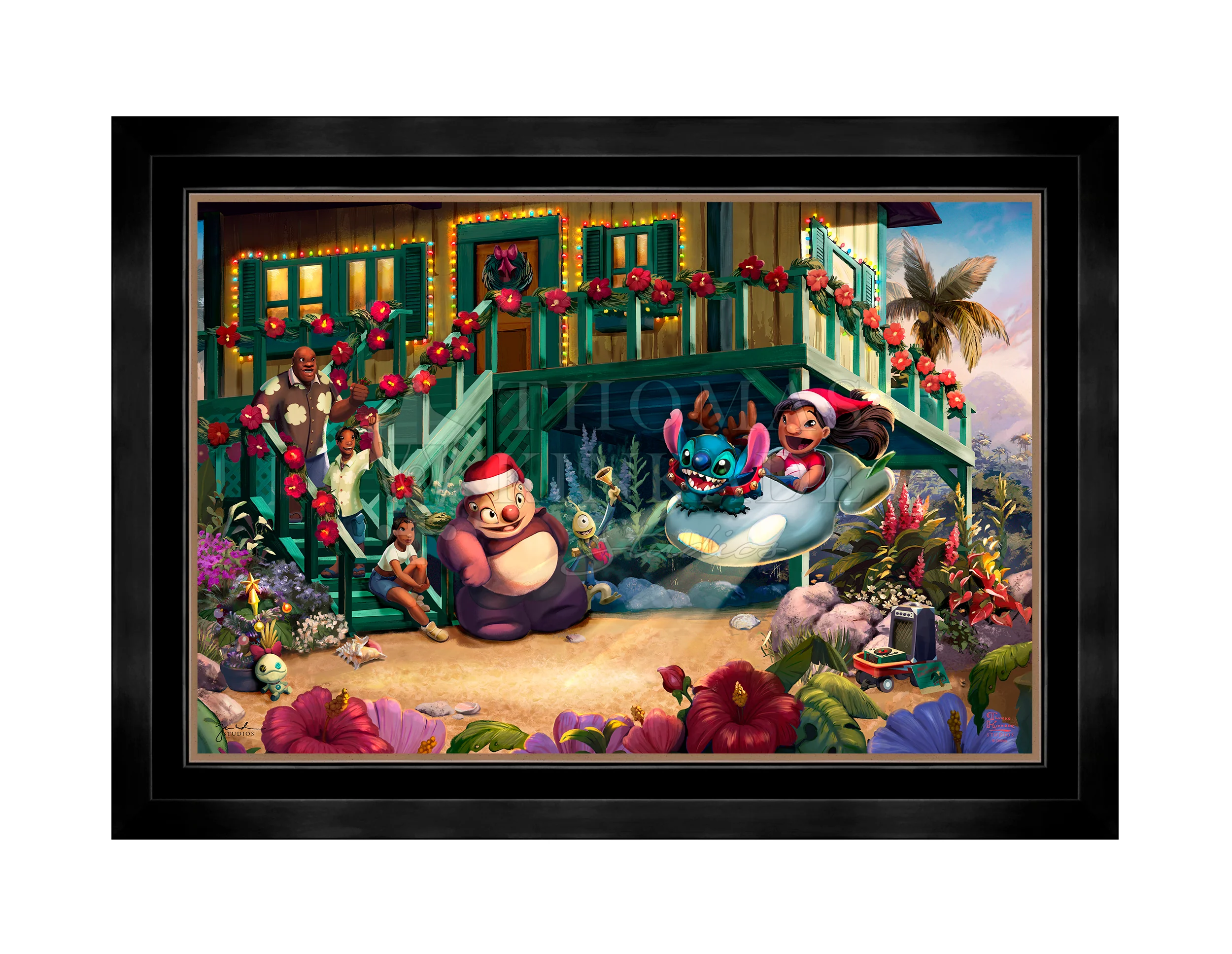Disney Lilo and Stitch Aloha Christmas - Limited Edition Canvas - Image 4