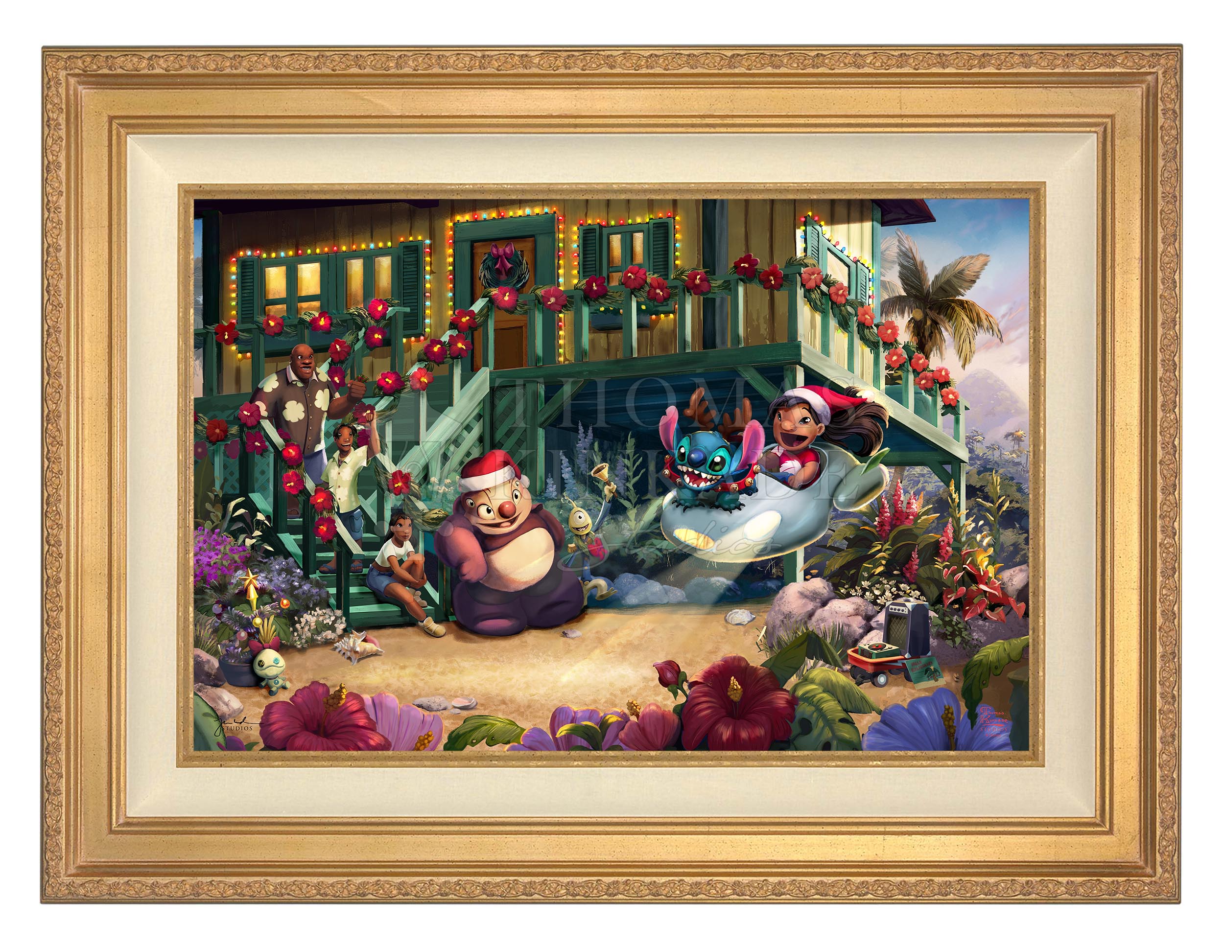 Disney Lilo and Stitch Aloha Christmas - Limited Edition Canvas - Image 7