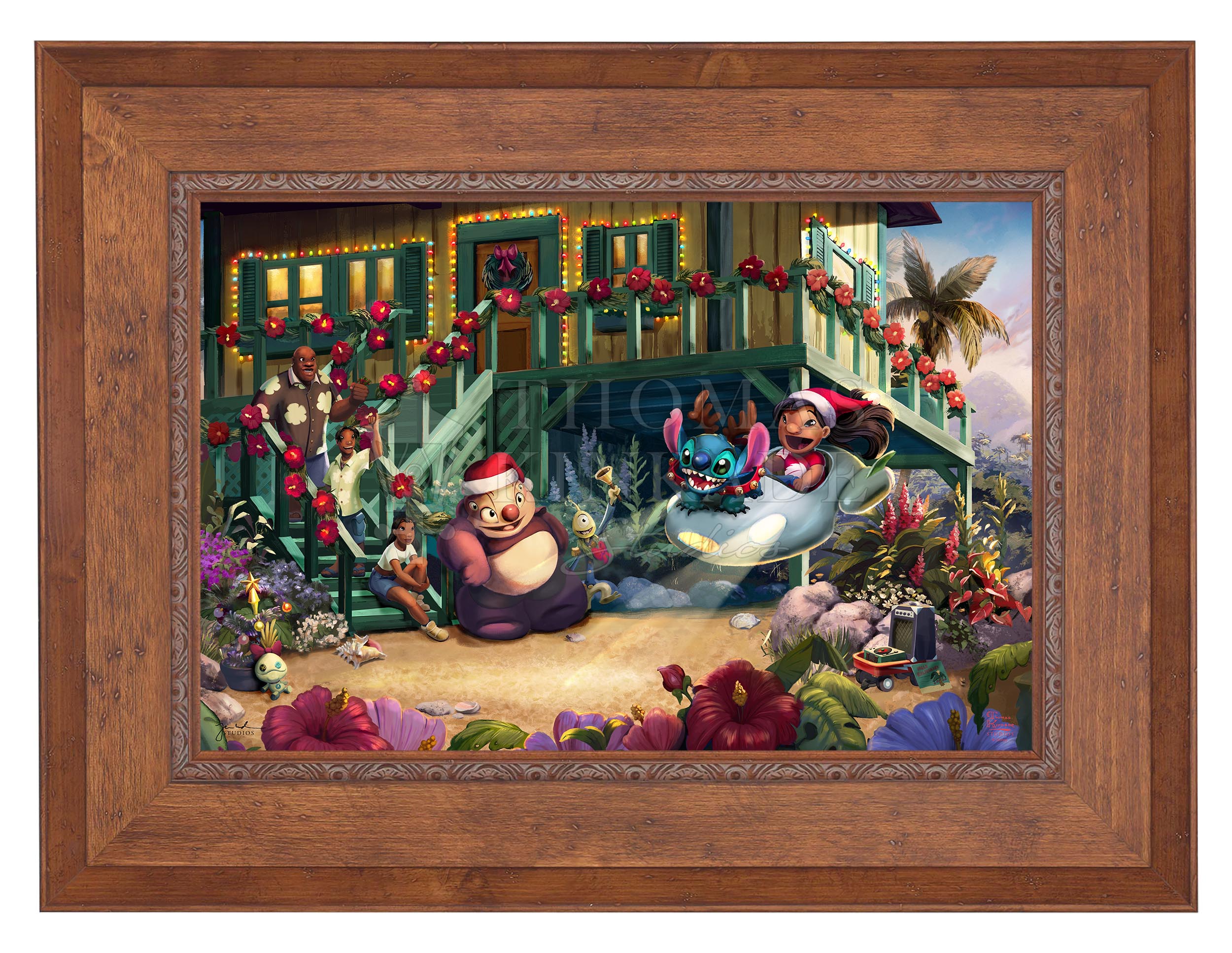 Disney Lilo and Stitch Aloha Christmas - Limited Edition Canvas - Image 9
