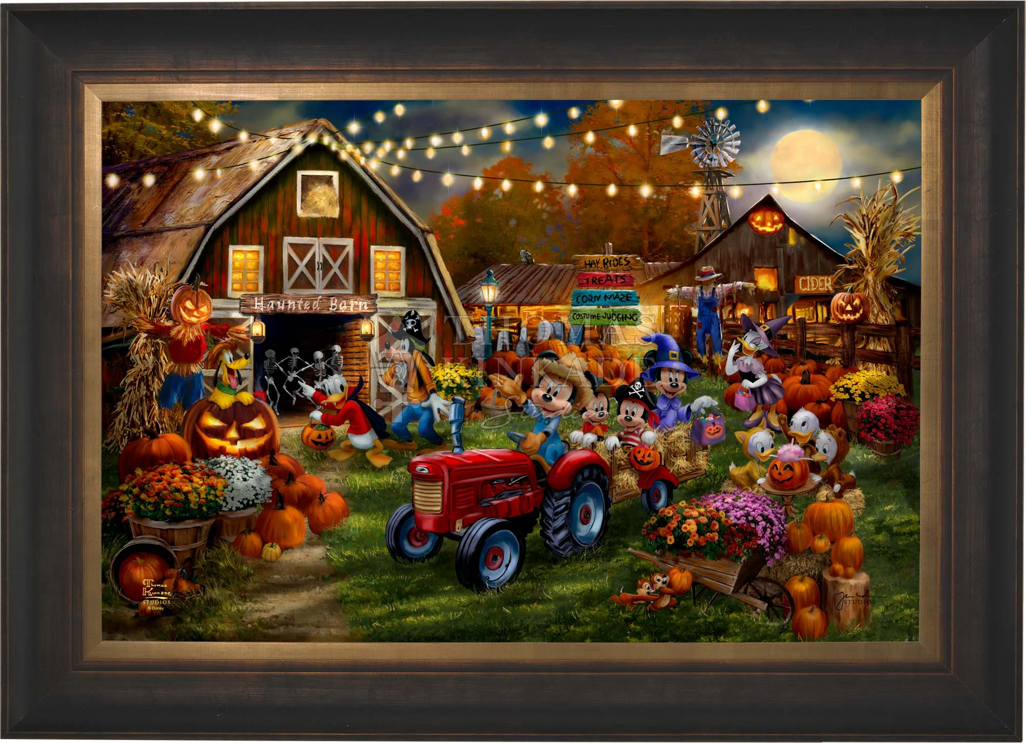 Disney Mickey and Minnie Pumpkin Festival - Limited Edition Canvas - Image 13