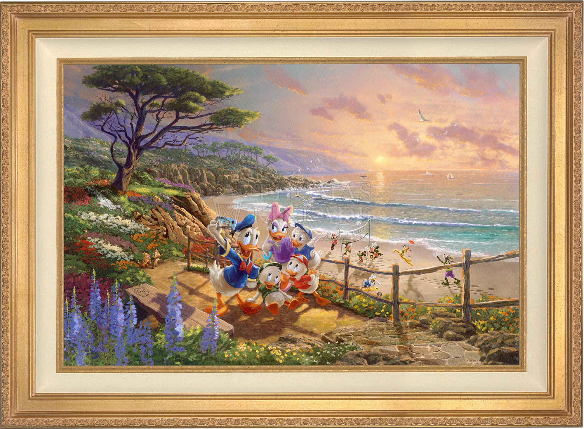 Disney Donald and Daisy - A Duck Day Afternoon - Limited Edition Canvas - Image 2