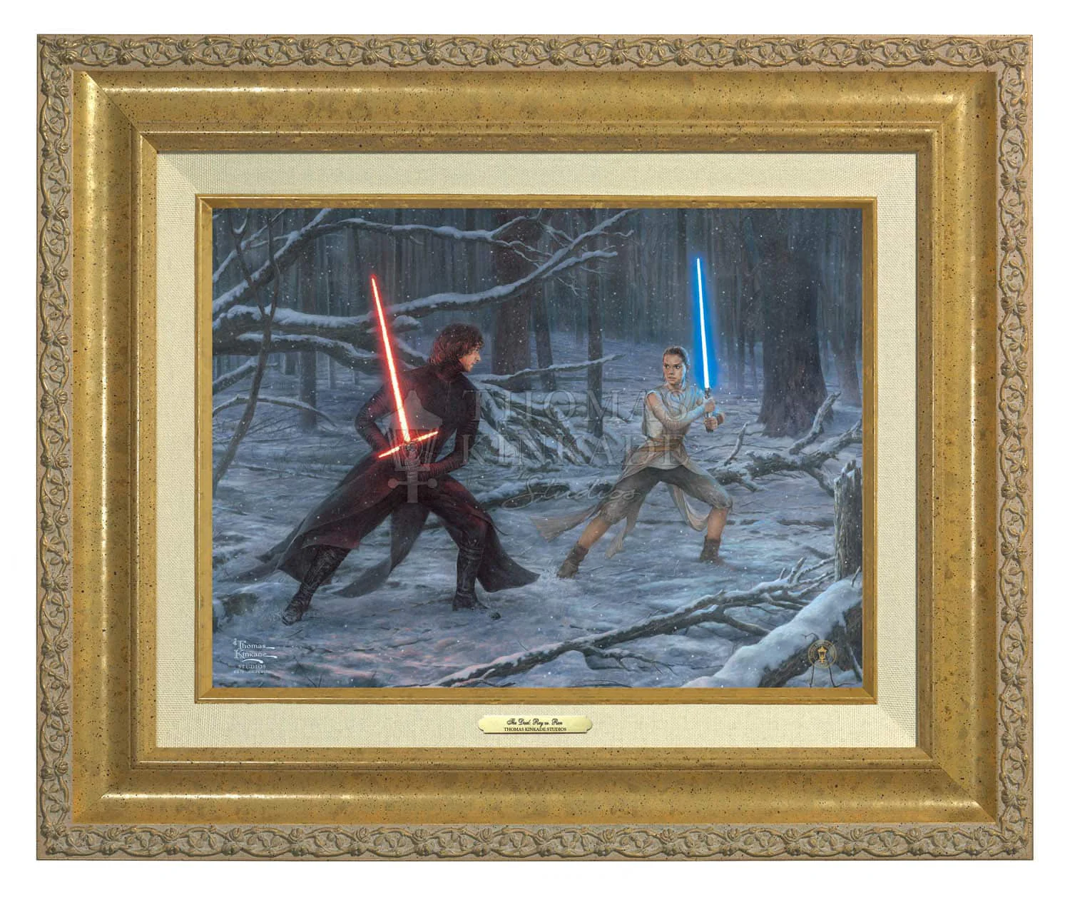 The Duel: Rey™ vs. Ren - Canvas Classics - Image 2