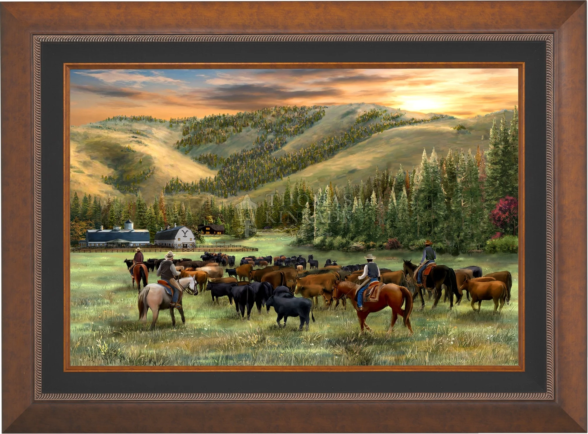 Evening Round-Up - Limited Edition Canvas - Image 5