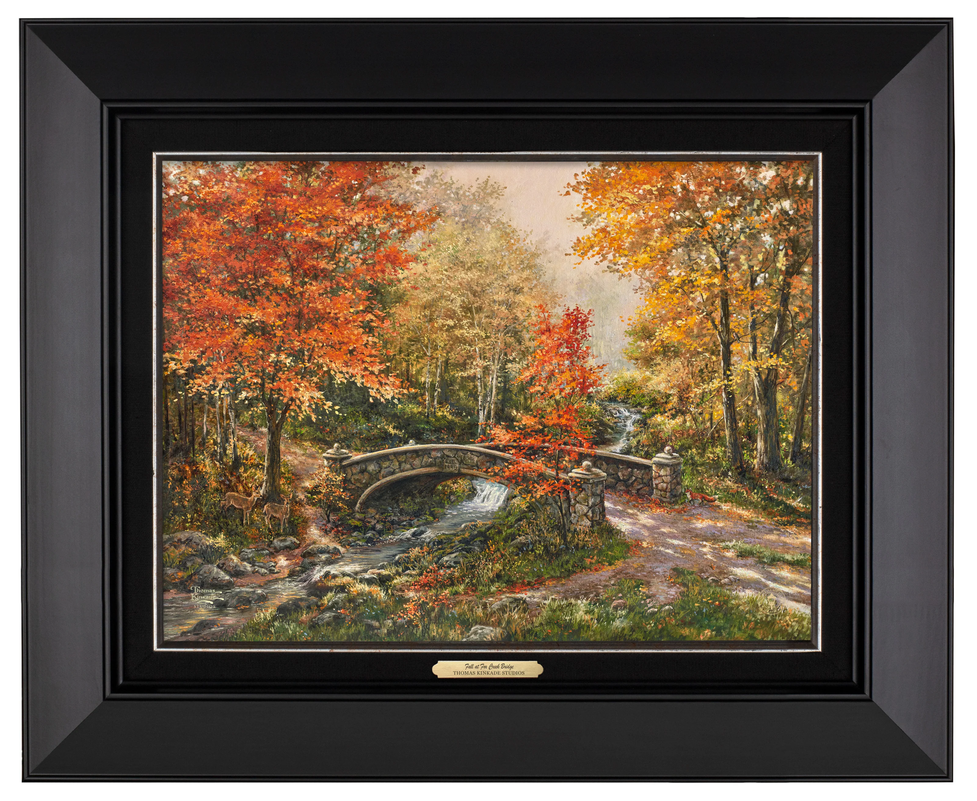 Fall at Fox Creek Bridge - Canvas Classics - Image 2
