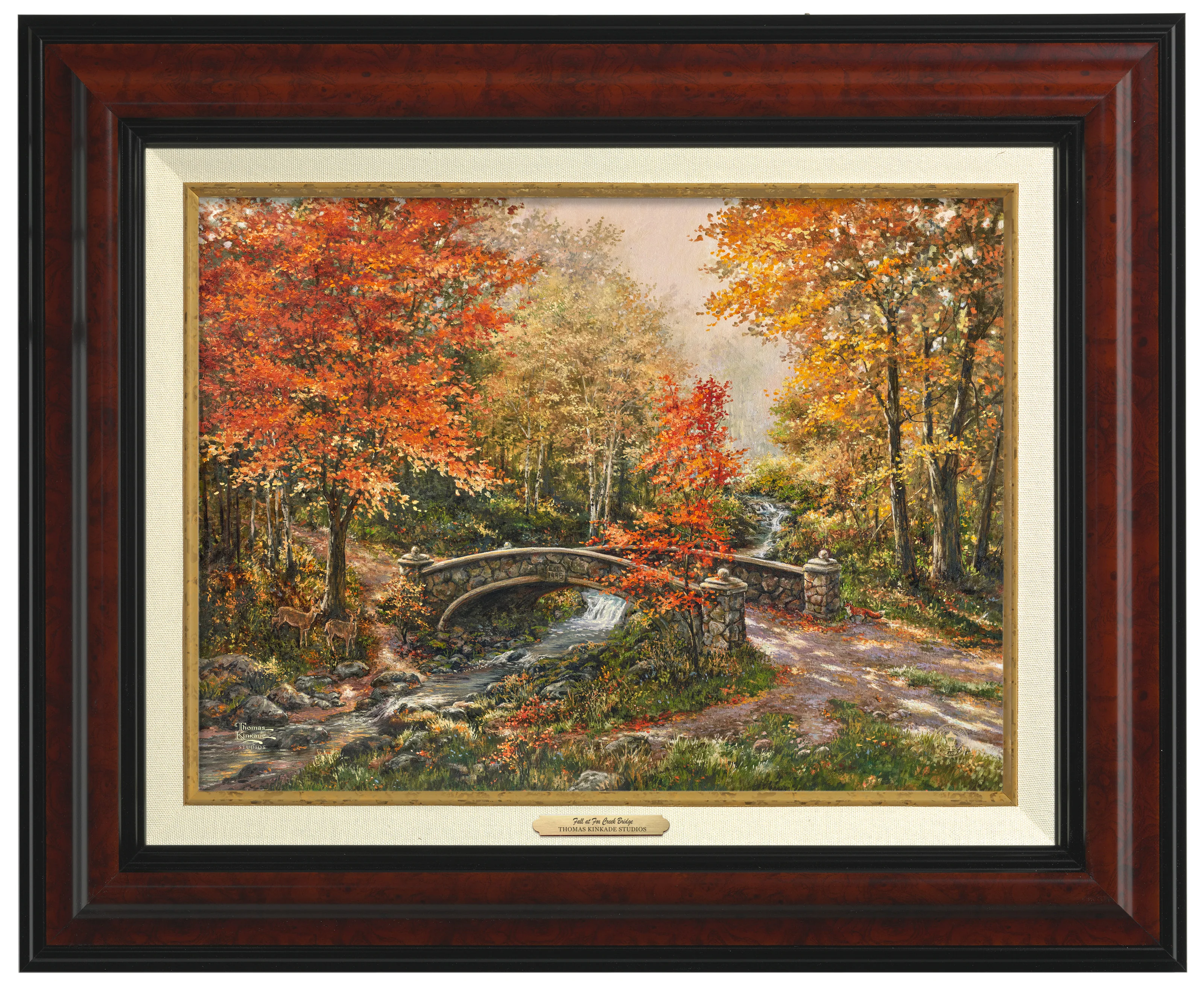 Fall at Fox Creek Bridge - Canvas Classics - Image 3