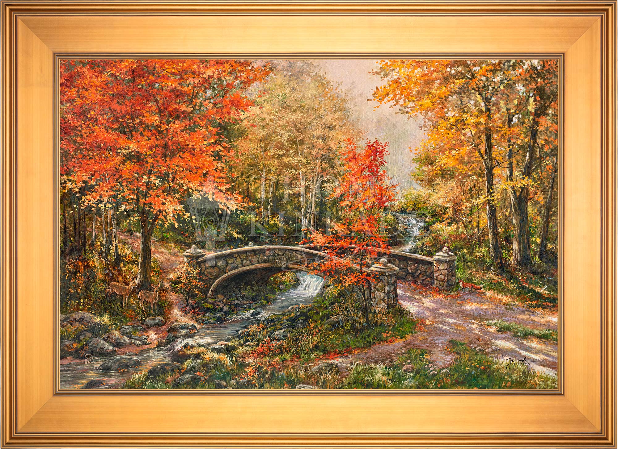 Fall at Fox Creek Bridge - Limited Edition Canvas - Image 14
