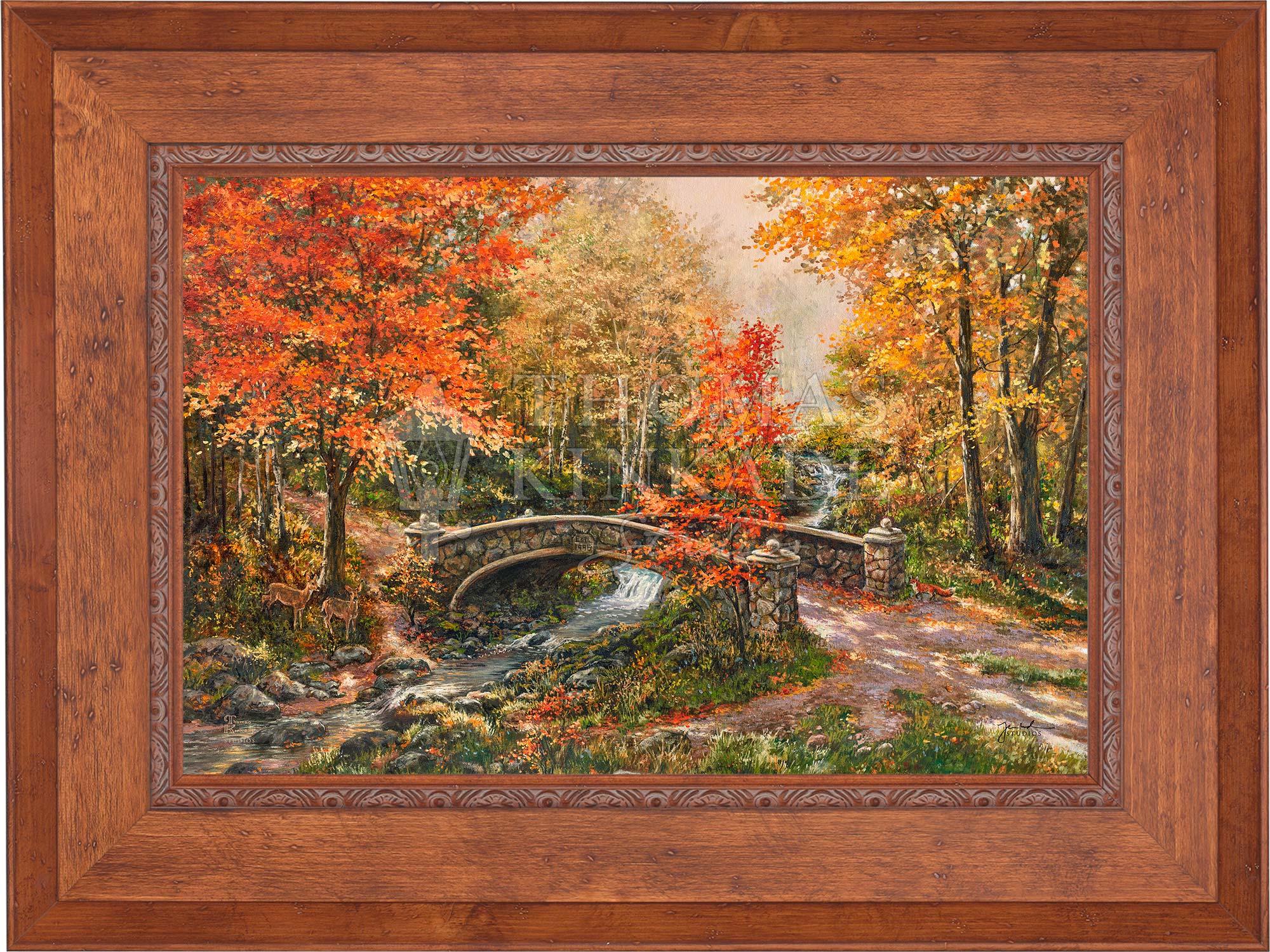 Fall at Fox Creek Bridge - Limited Edition Canvas - Image 16