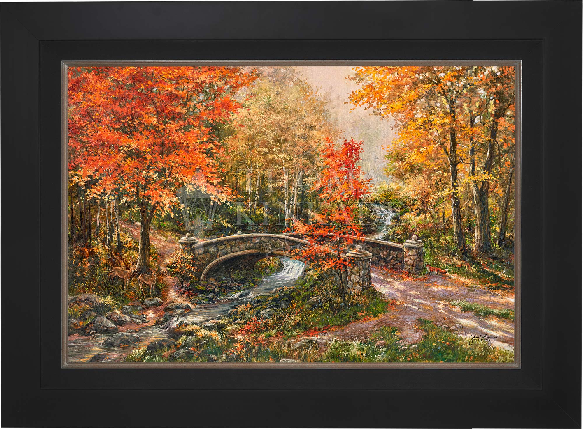 Fall at Fox Creek Bridge - Limited Edition Canvas - Image 8