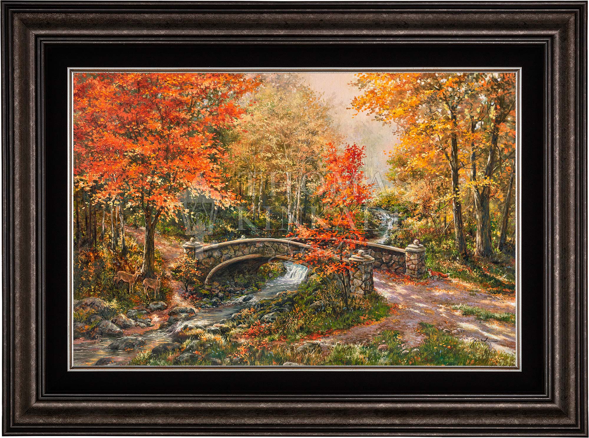 Fall at Fox Creek Bridge - Limited Edition Canvas - Image 9
