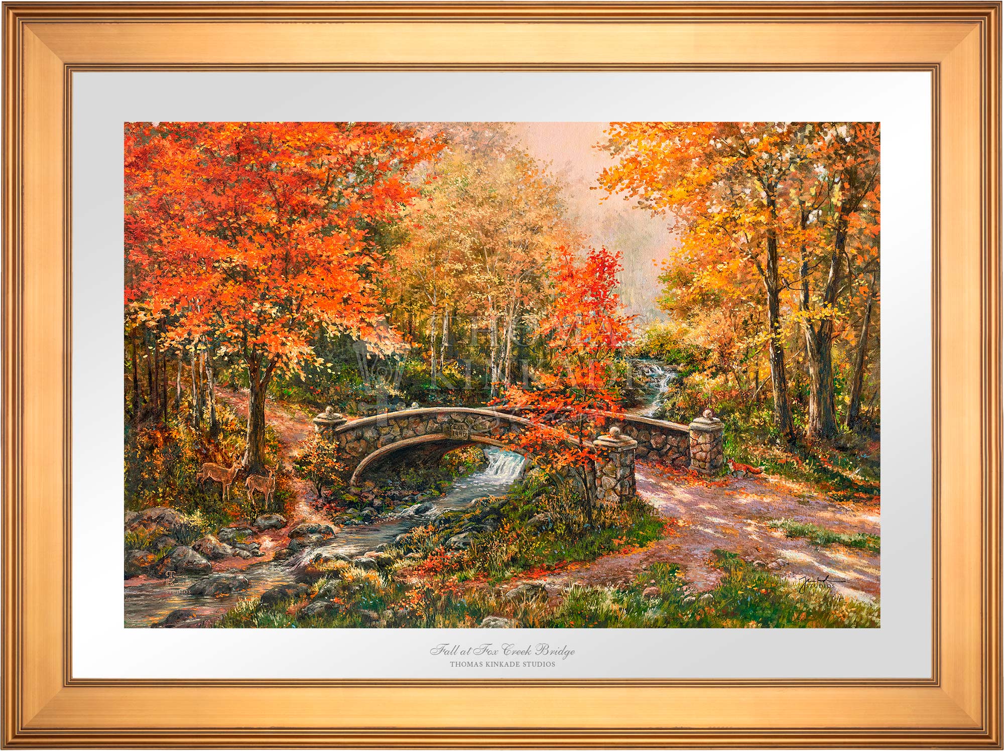 Fall at Fox Creek Bridge - Limited Edition Paper - Image 3