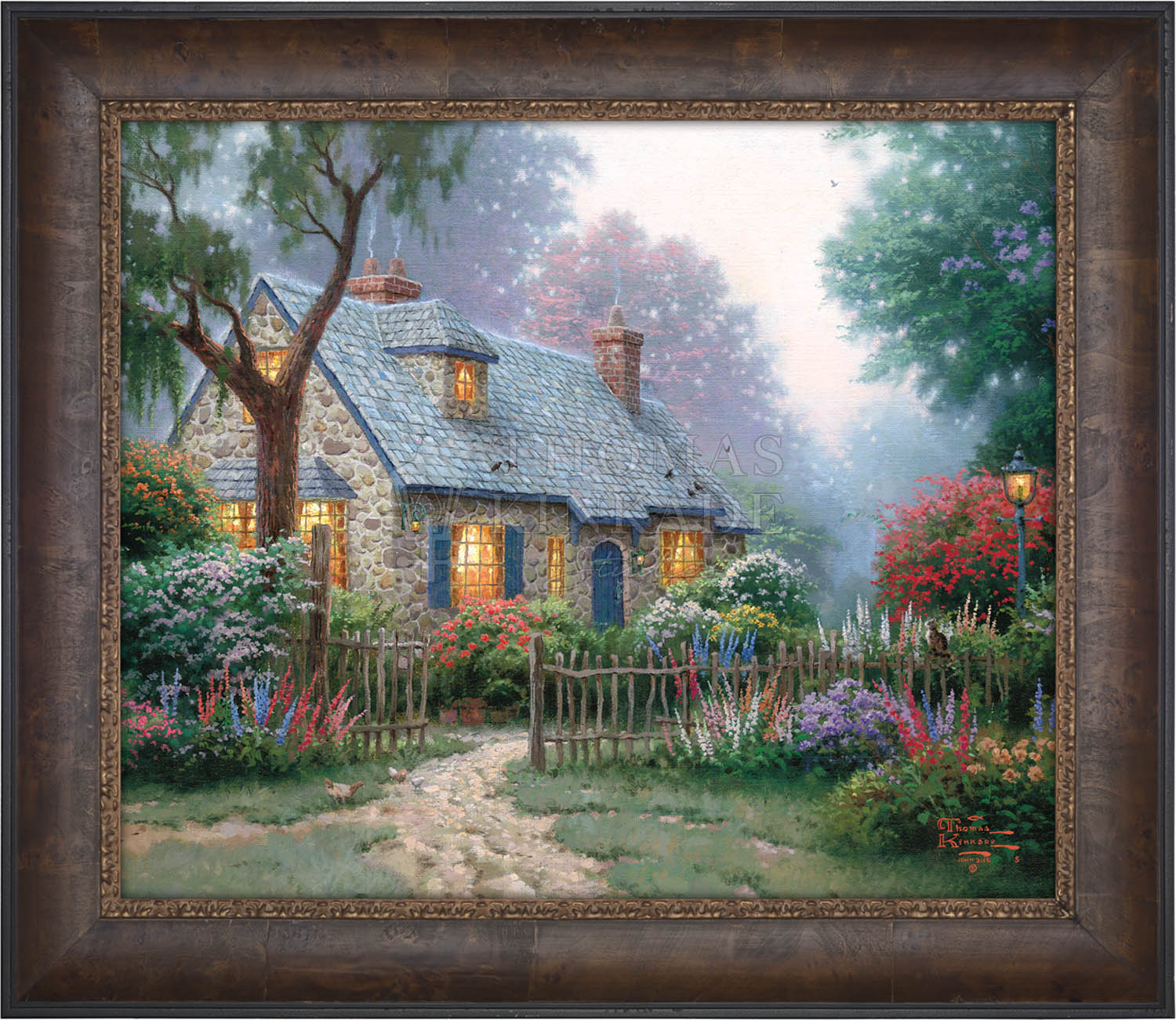 Foxglove Cottage - Limited Edition Canvas - Image 6