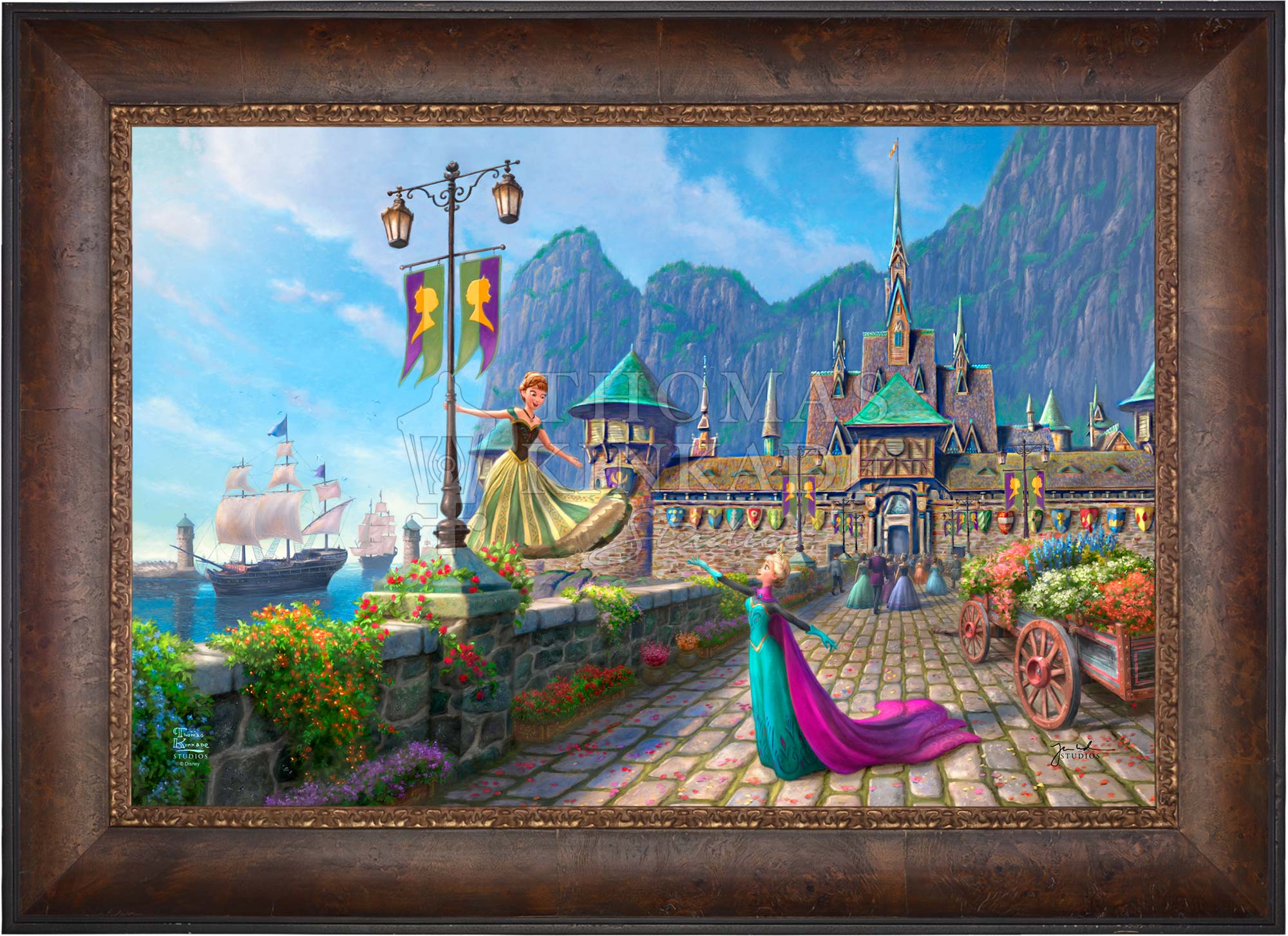 Disney Frozen Celebration in Arendelle - Limited Edition Canvas - Image 7