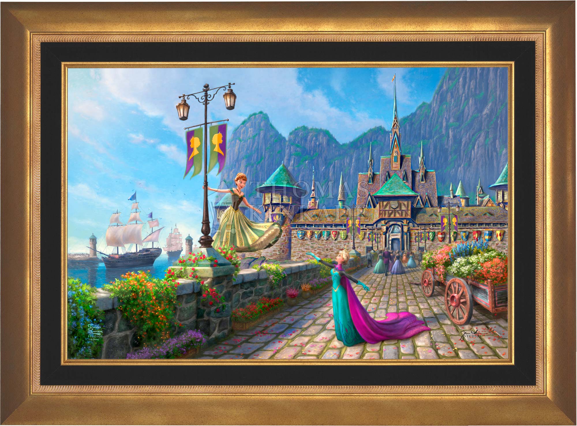 Disney Frozen Celebration in Arendelle - Jewel Edition Art
