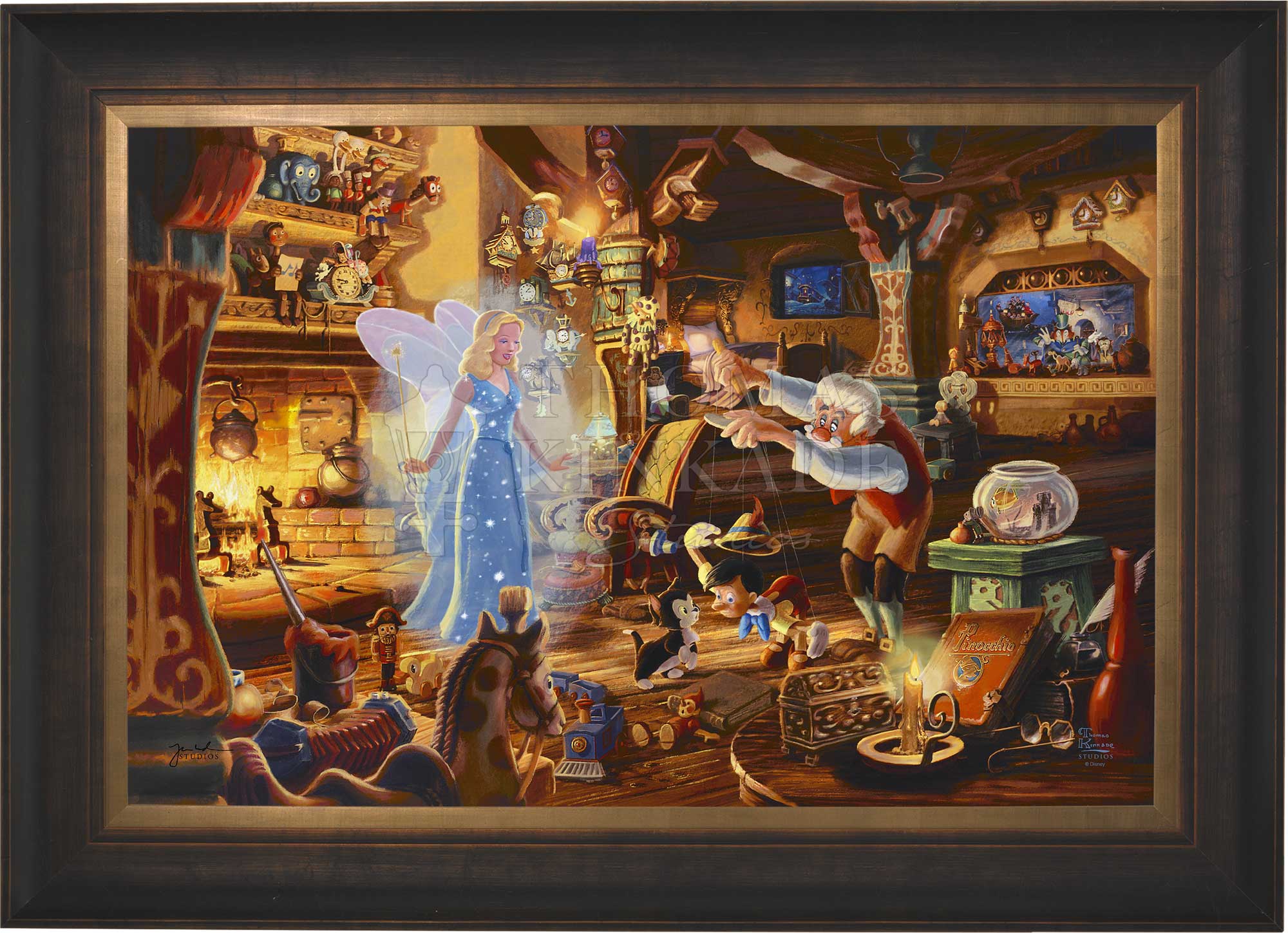 Disney Geppetto's Pinocchio - Limited Edition Canvas - Image 13