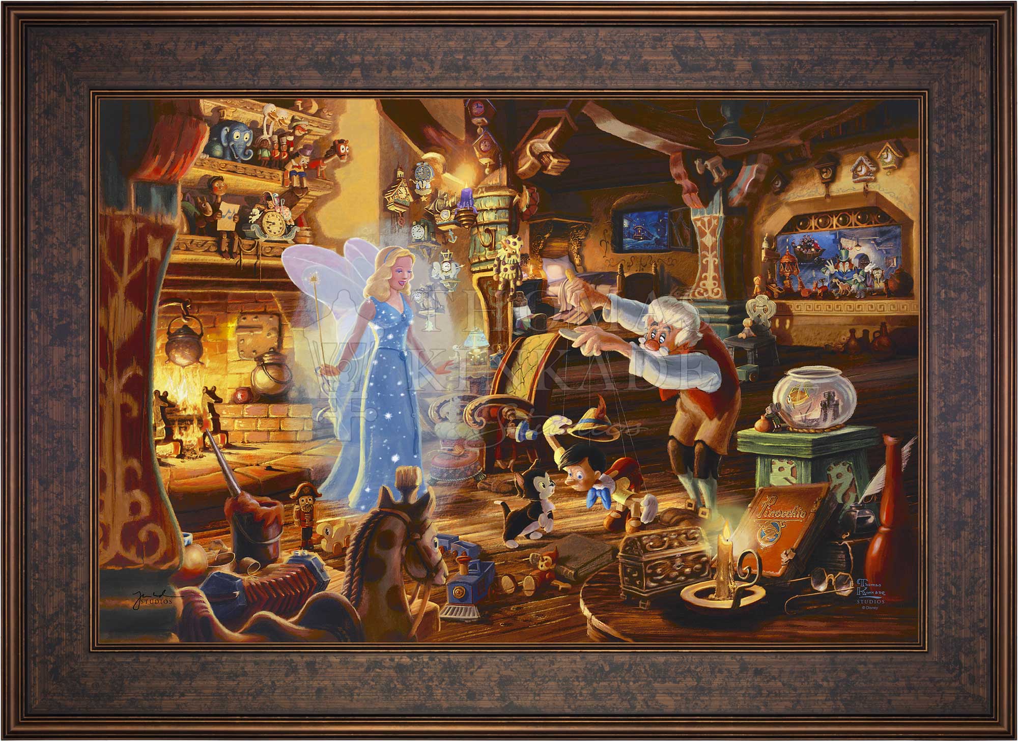 Disney Geppetto's Pinocchio - Limited Edition Canvas - Image 16