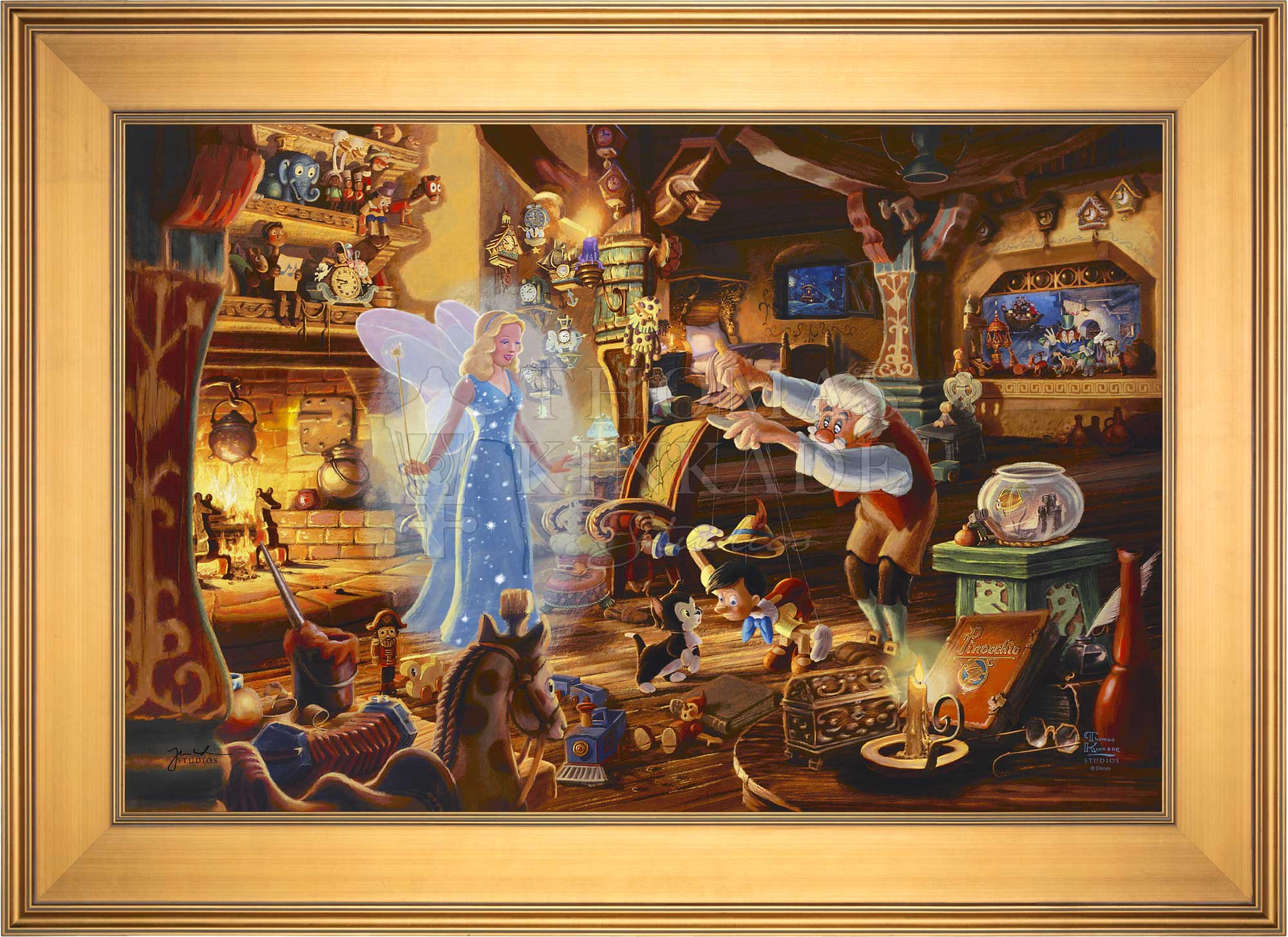 Disney Geppetto's Pinocchio - Limited Edition Canvas - Image 18