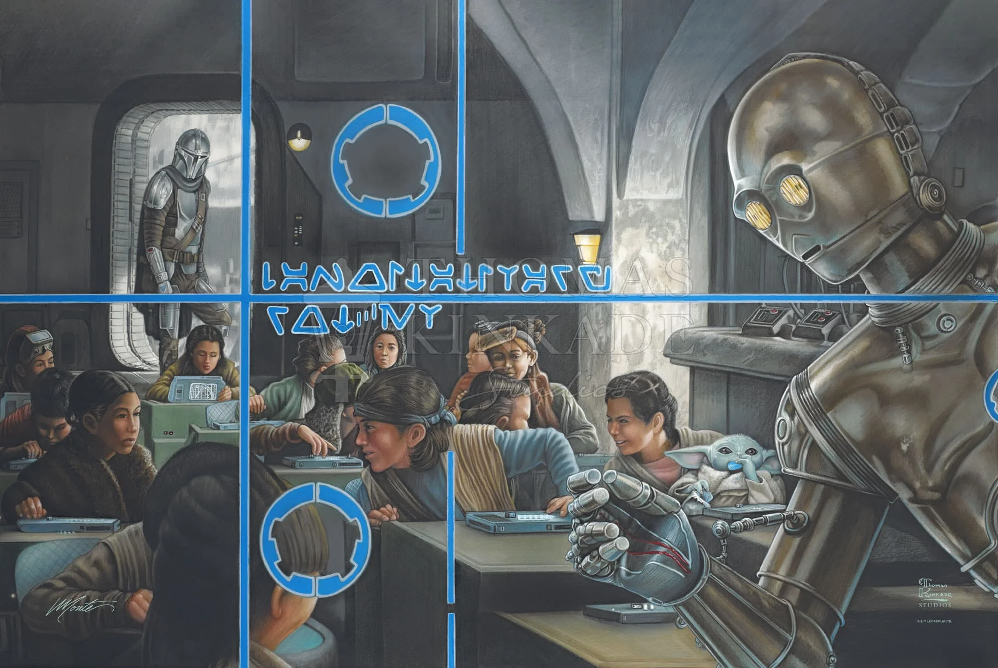 The Mandalorian™ - Getting Schooled - Limited Edition Canvas - Image 17