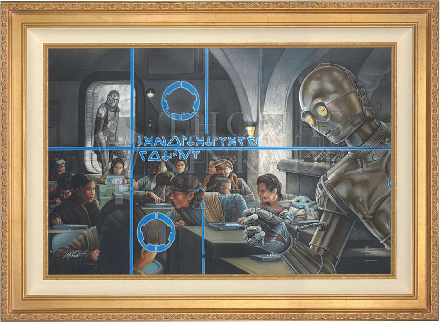 The Mandalorian™ - Getting Schooled - Limited Edition Canvas - Image 2