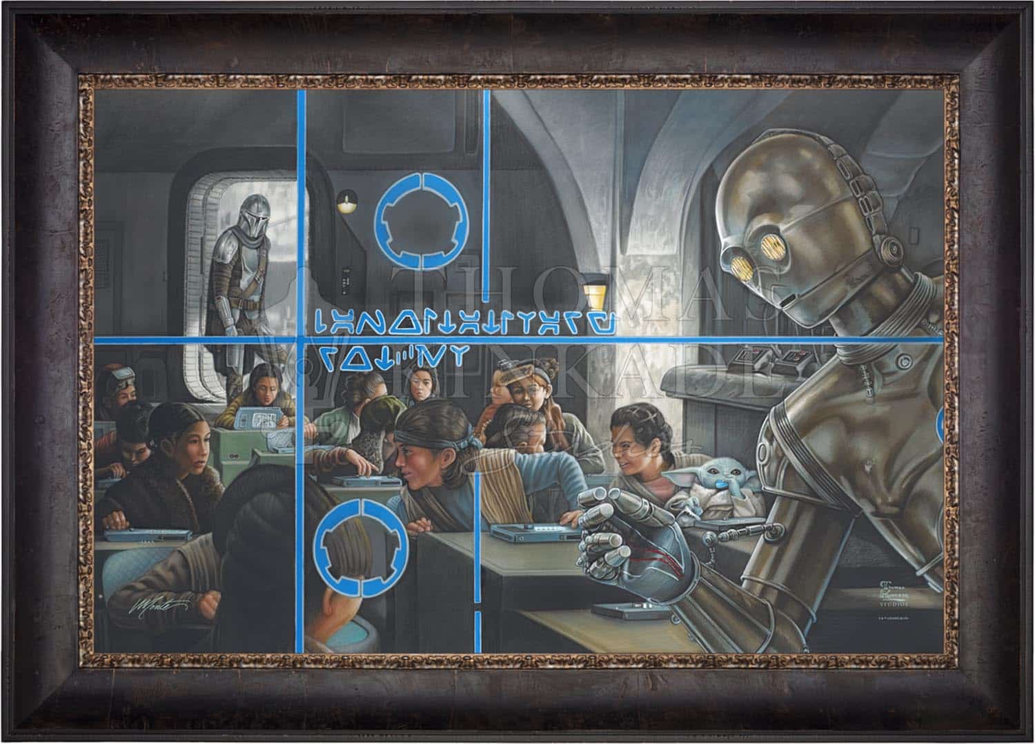 The Mandalorian™ - Getting Schooled - Limited Edition Canvas - Image 5