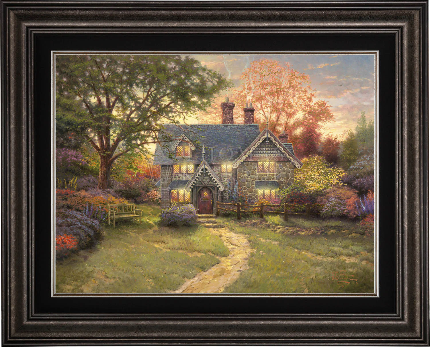 Gingerbread Cottage - Limited Edition Canvas - Image 9
