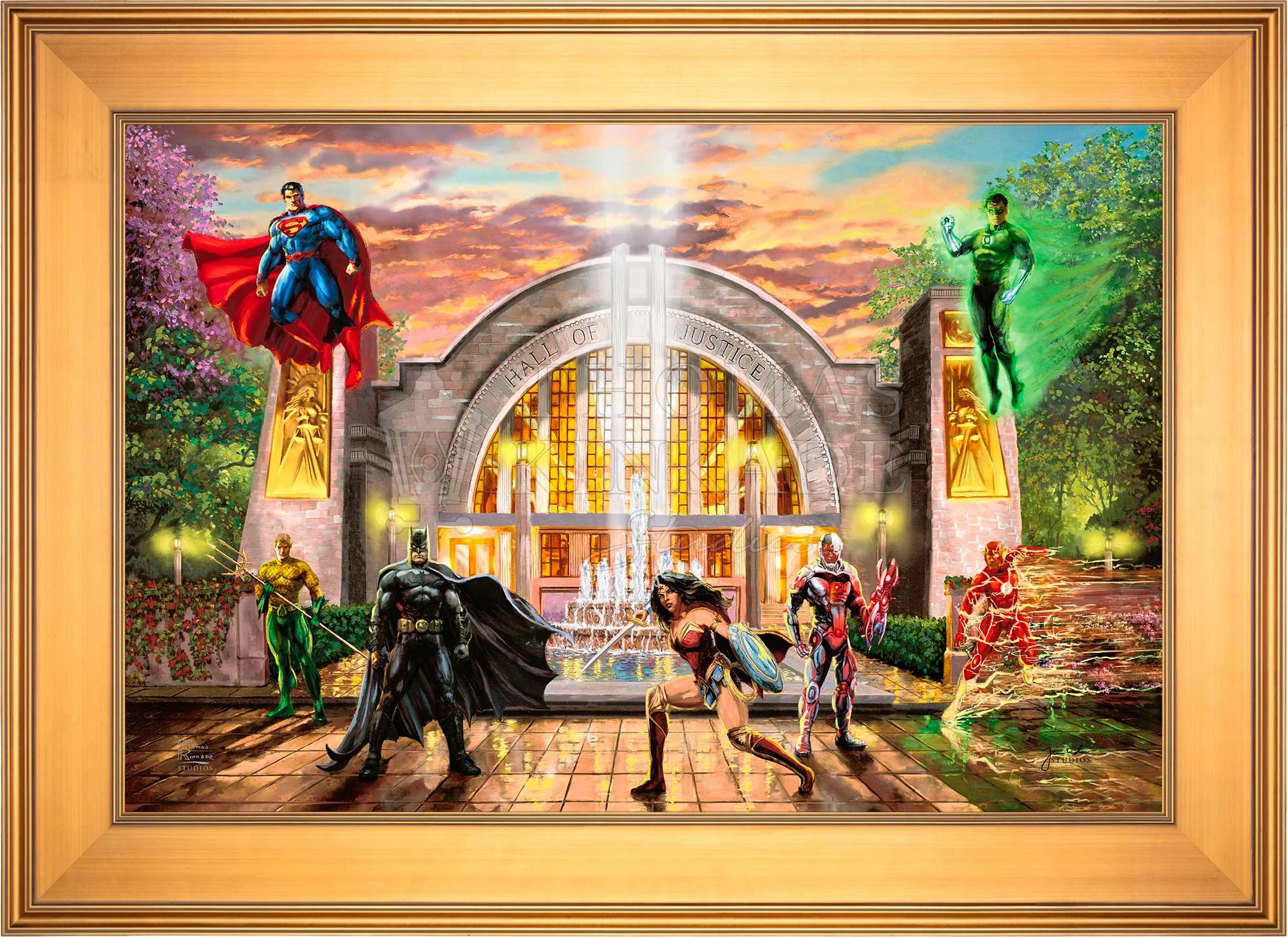 Hall of Justice - Limited Edition Canvas - Image 14