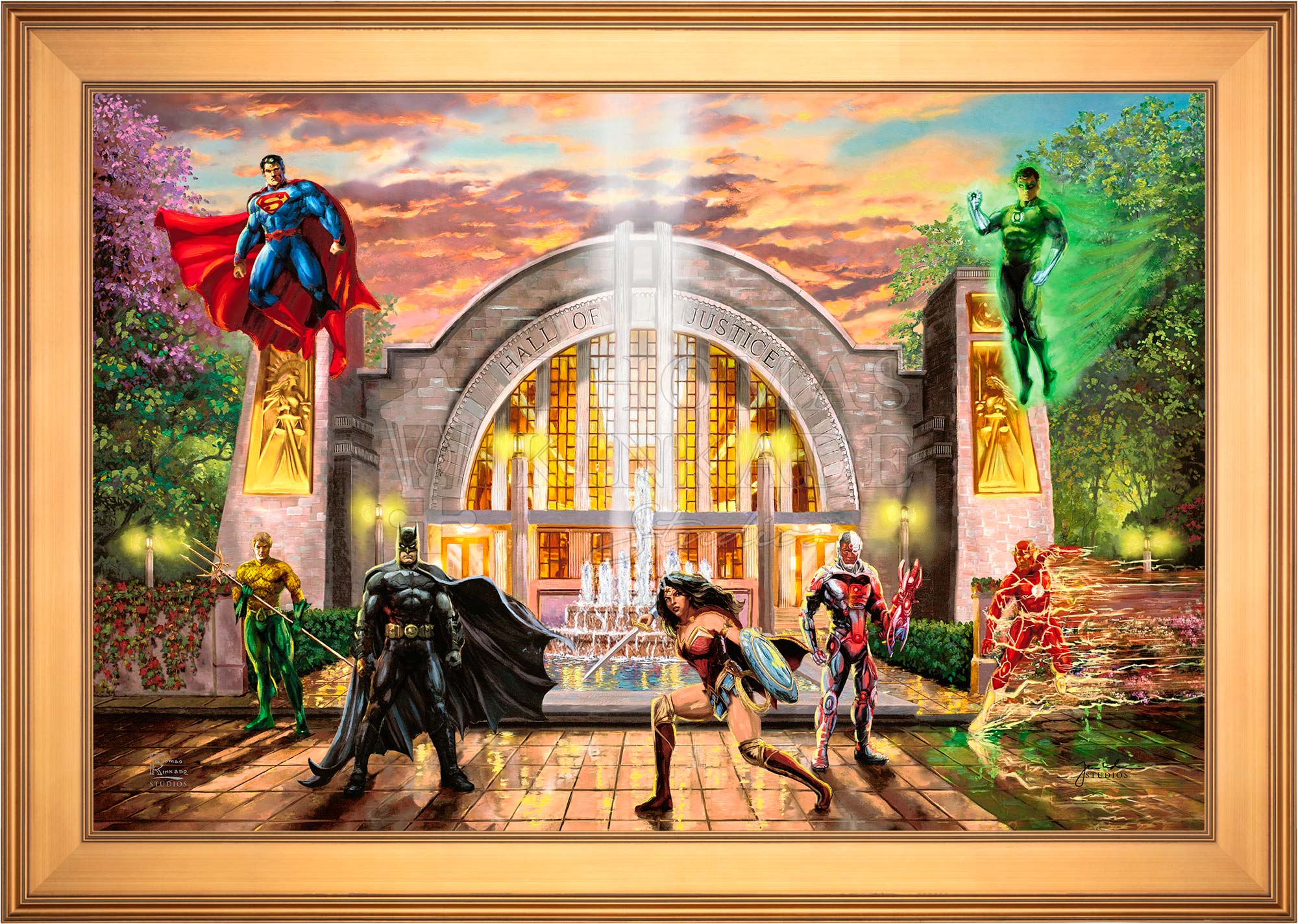 Hall of Justice - Limited Edition Canvas - Image 15