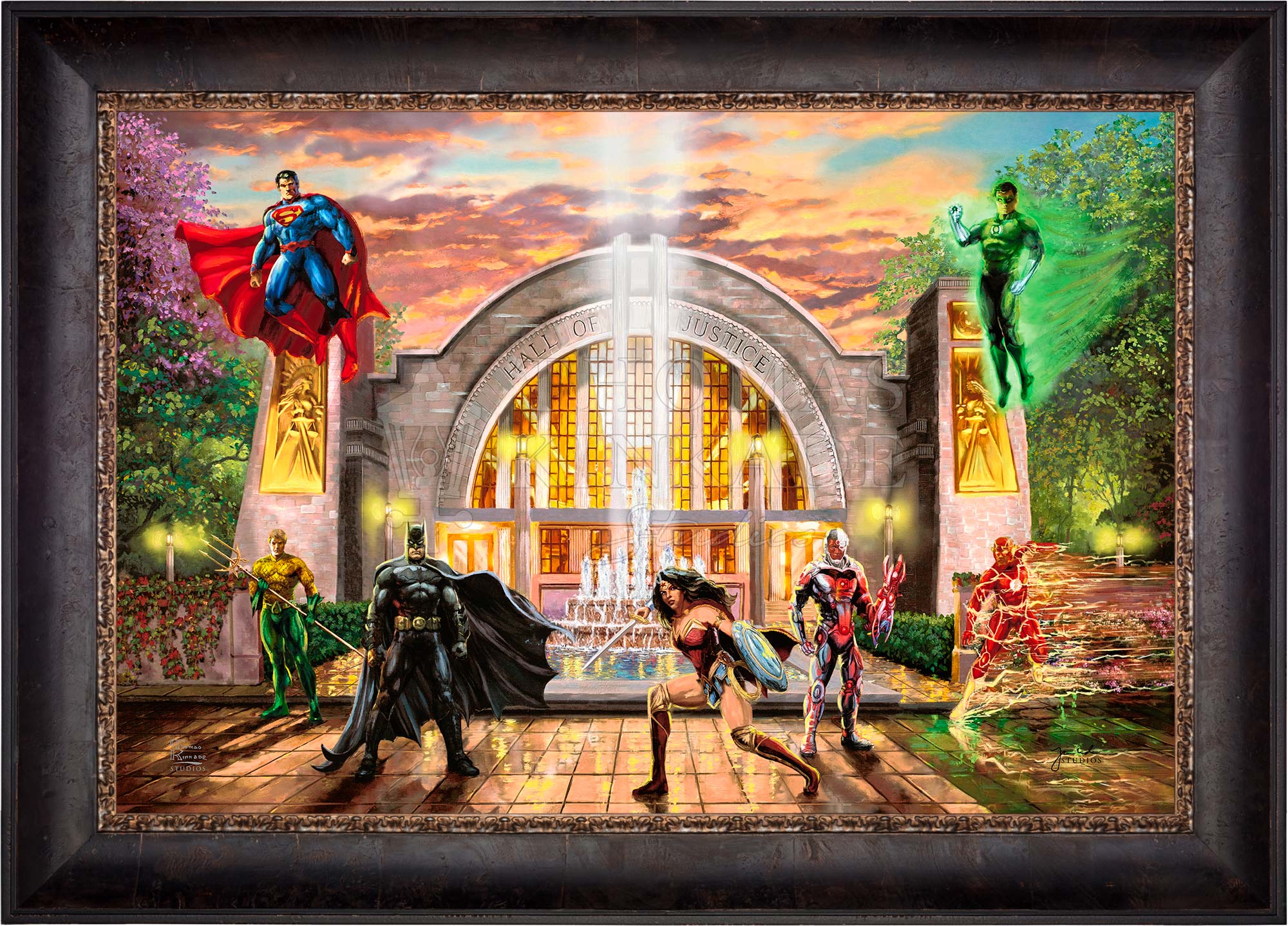 Hall of Justice - Limited Edition Canvas - Image 5