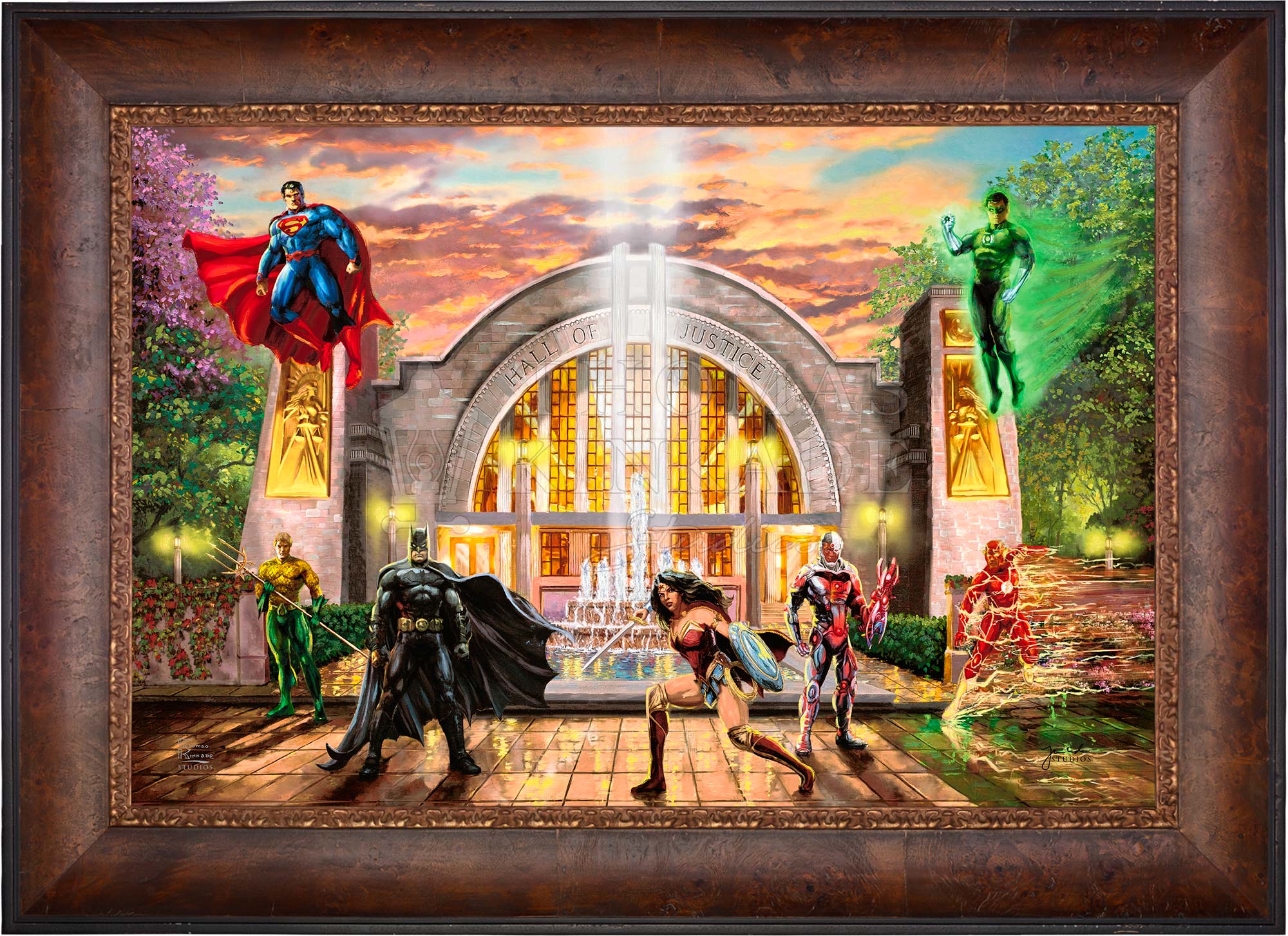 Hall of Justice - Limited Edition Canvas - Image 6